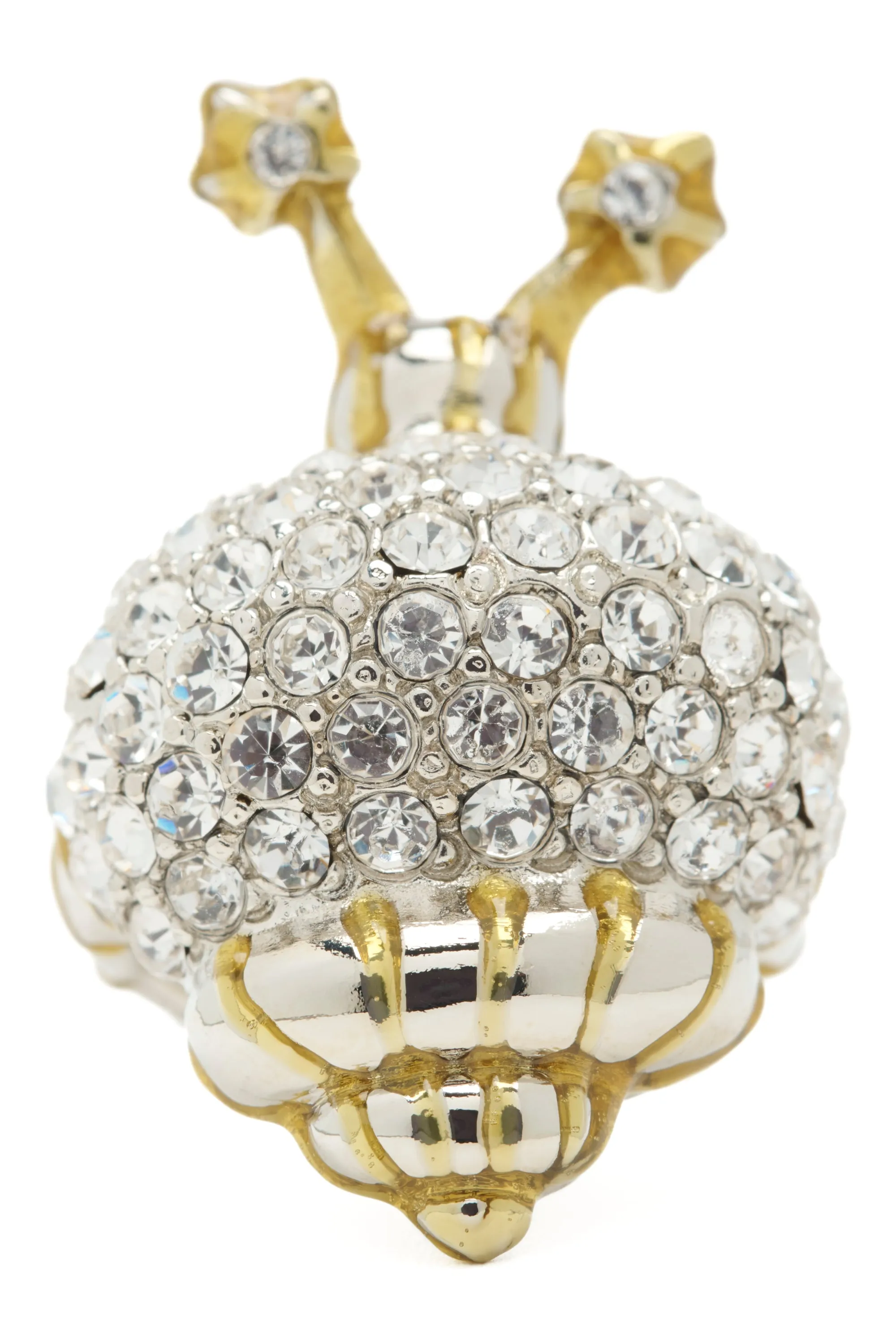 GOLD STRIPE SNAIL RING sold by Collina Strada