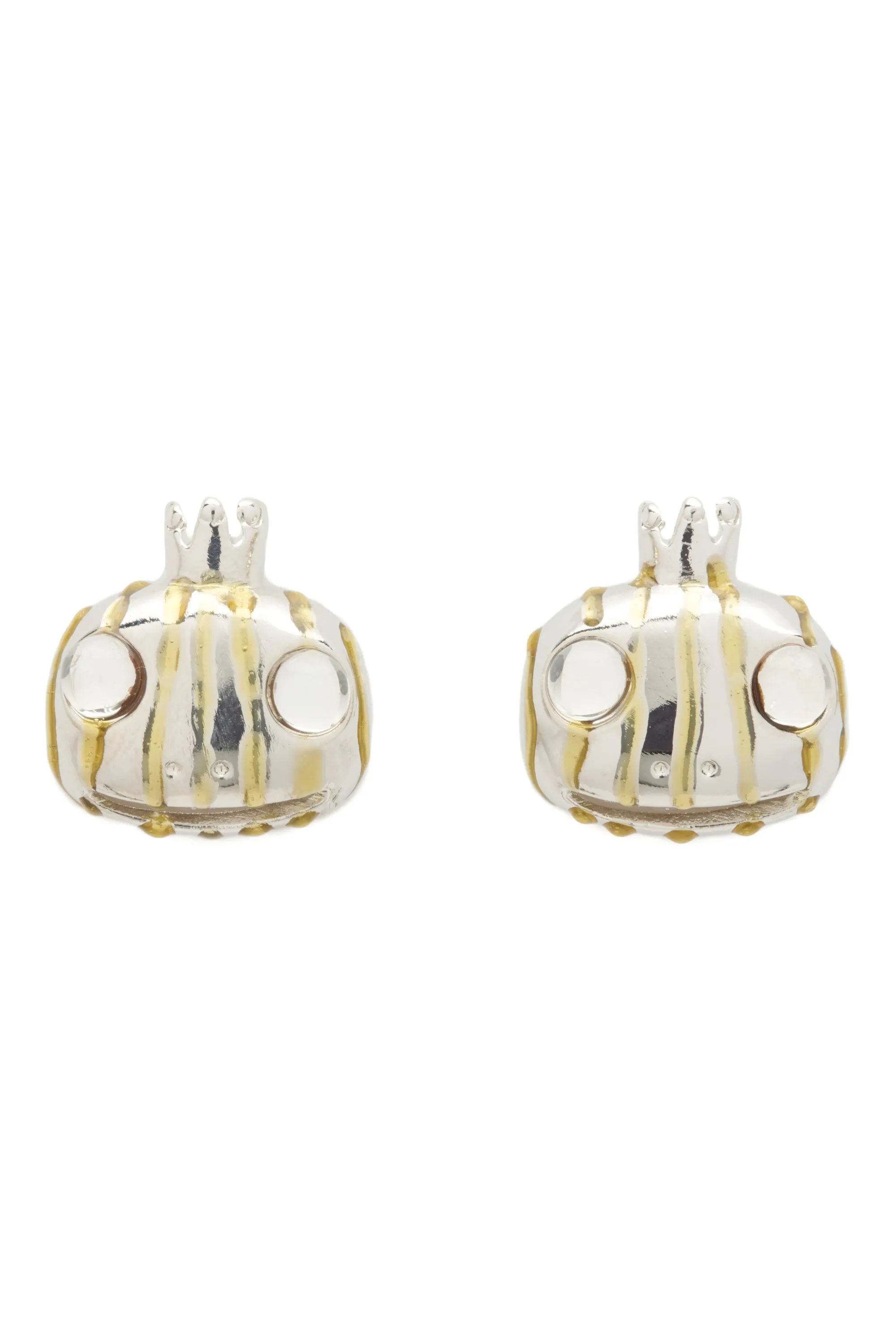 GOLD STRIPE FROG PRINCE STUDS sold by Collina Strada