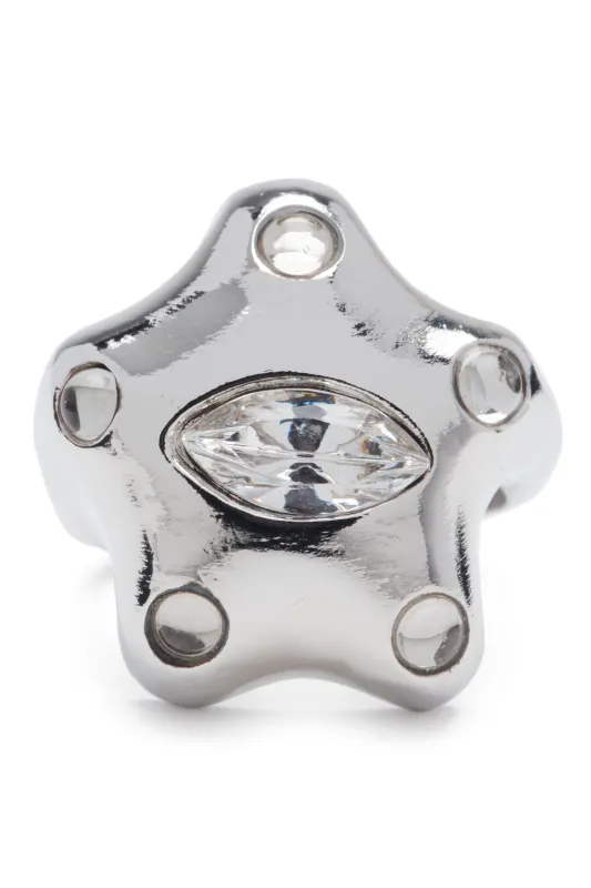 SILVER DEMI STARLETTE RING made by Collina Strada