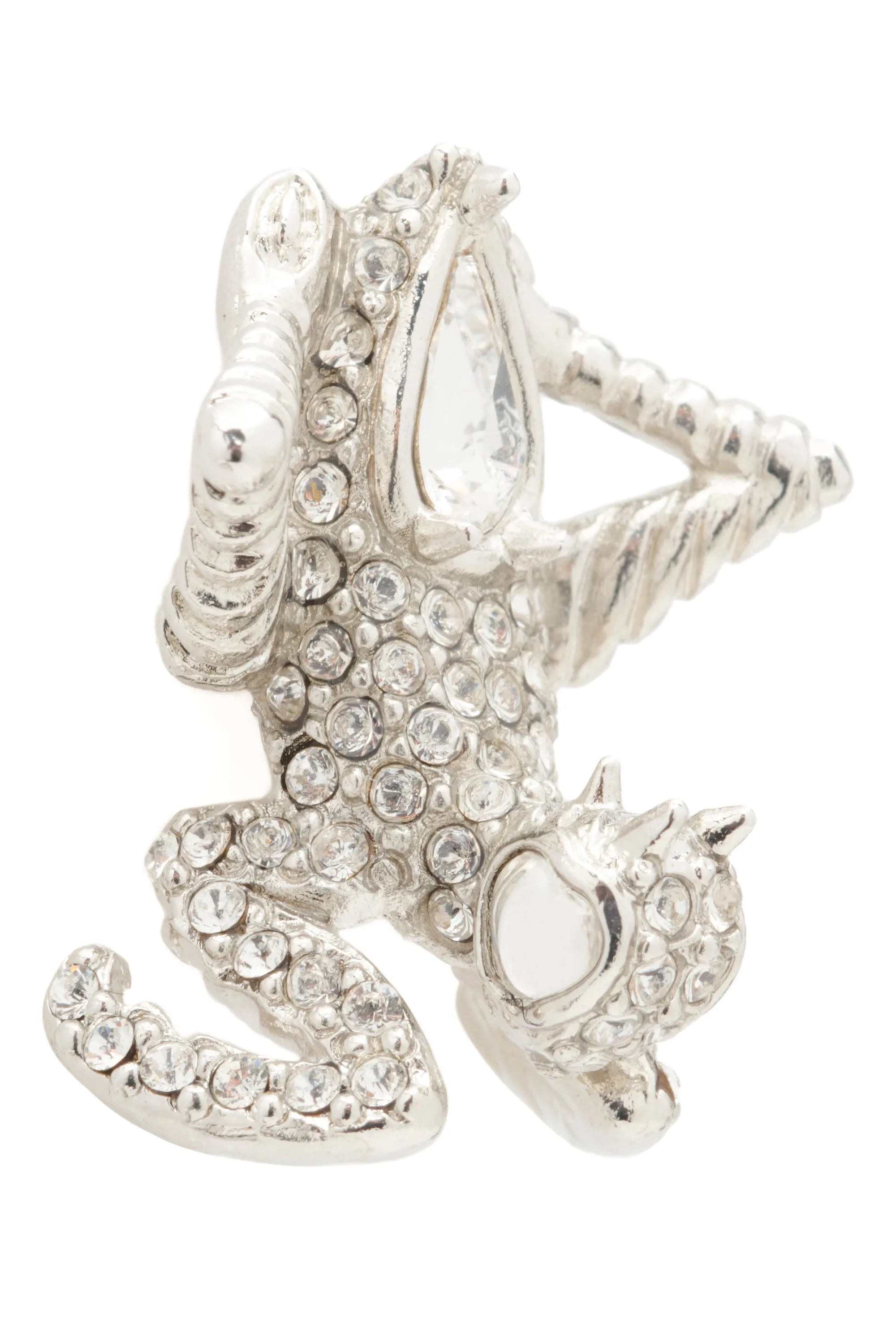SILVER CLEAR MANTIS EARRINGS sold by Collina Strada product image thumbnail 3