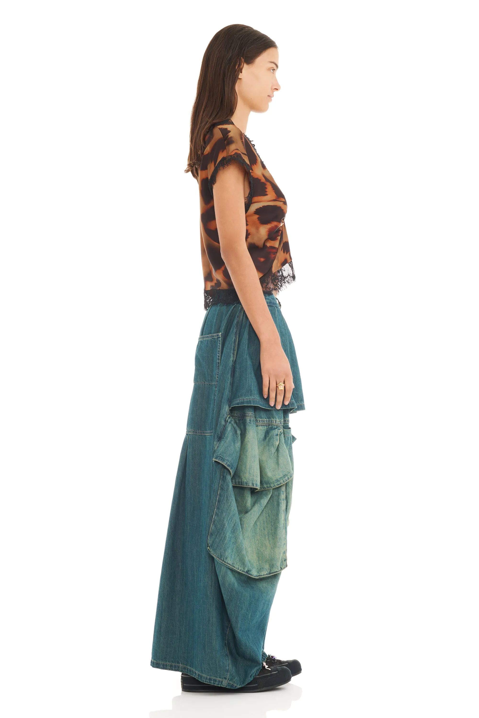GREENWASH HAZEL CARGO PANT sold by Collina Strada product image thumbnail 4