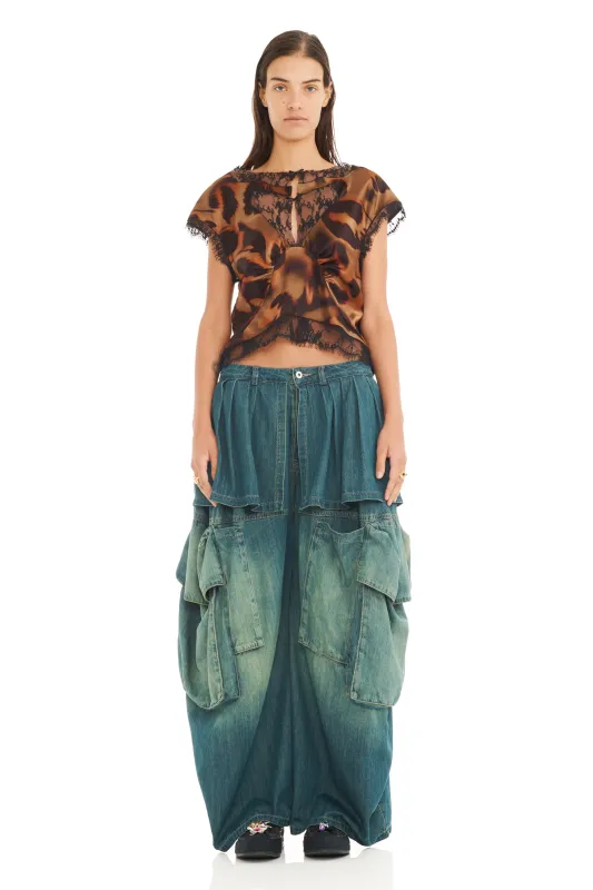 GREENWASH HAZEL CARGO PANT made by Collina Strada