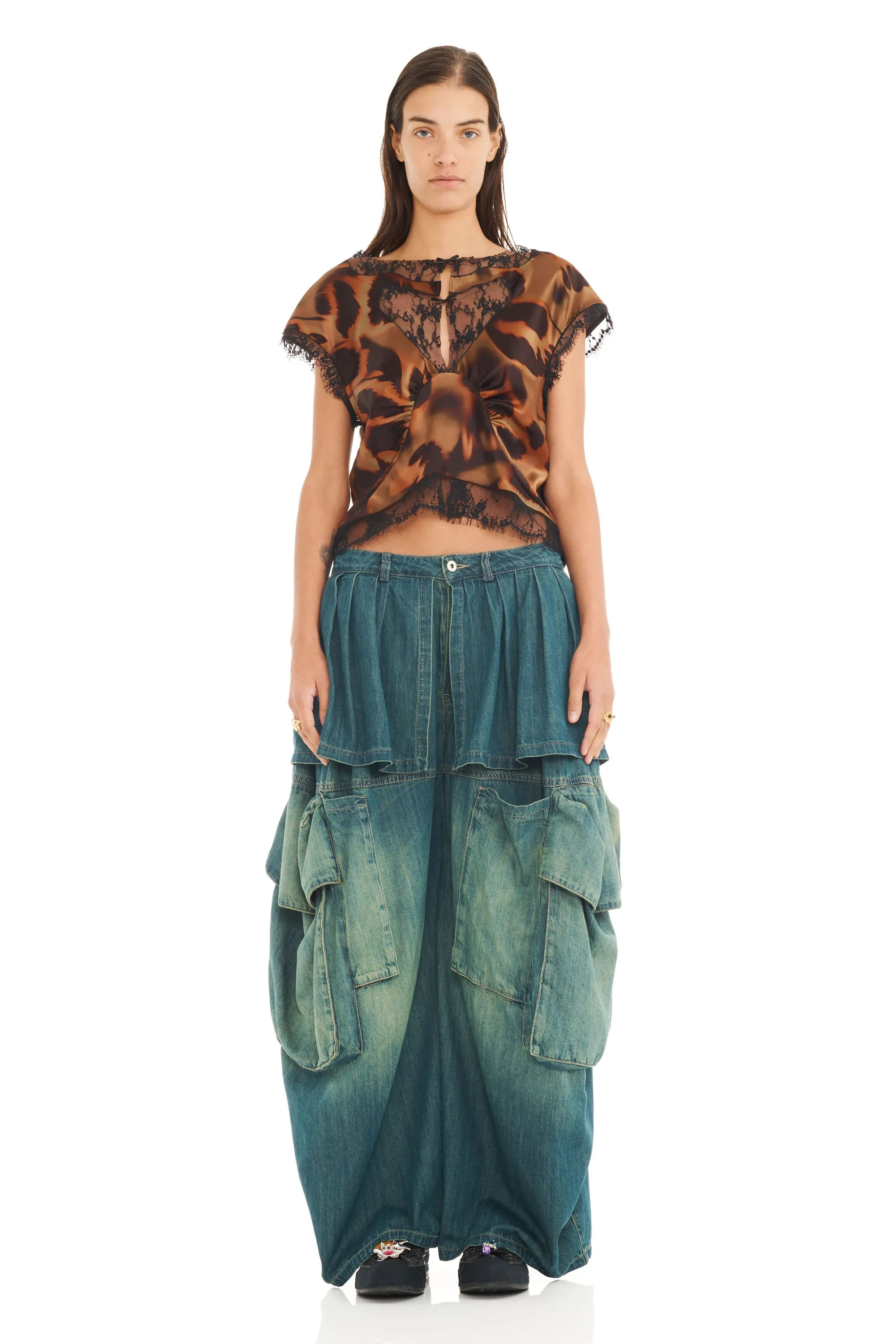 GREENWASH HAZEL CARGO PANT sold by Collina Strada