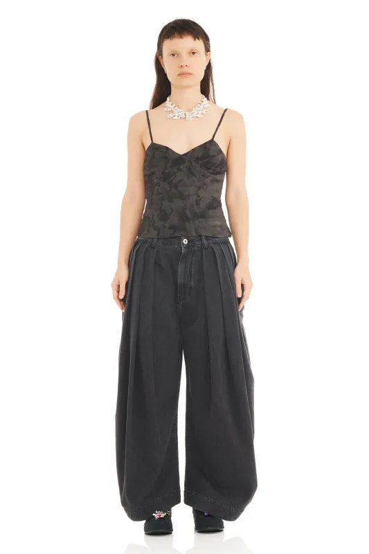 CHARCOAL SIMONE PANT made by Collina Strada