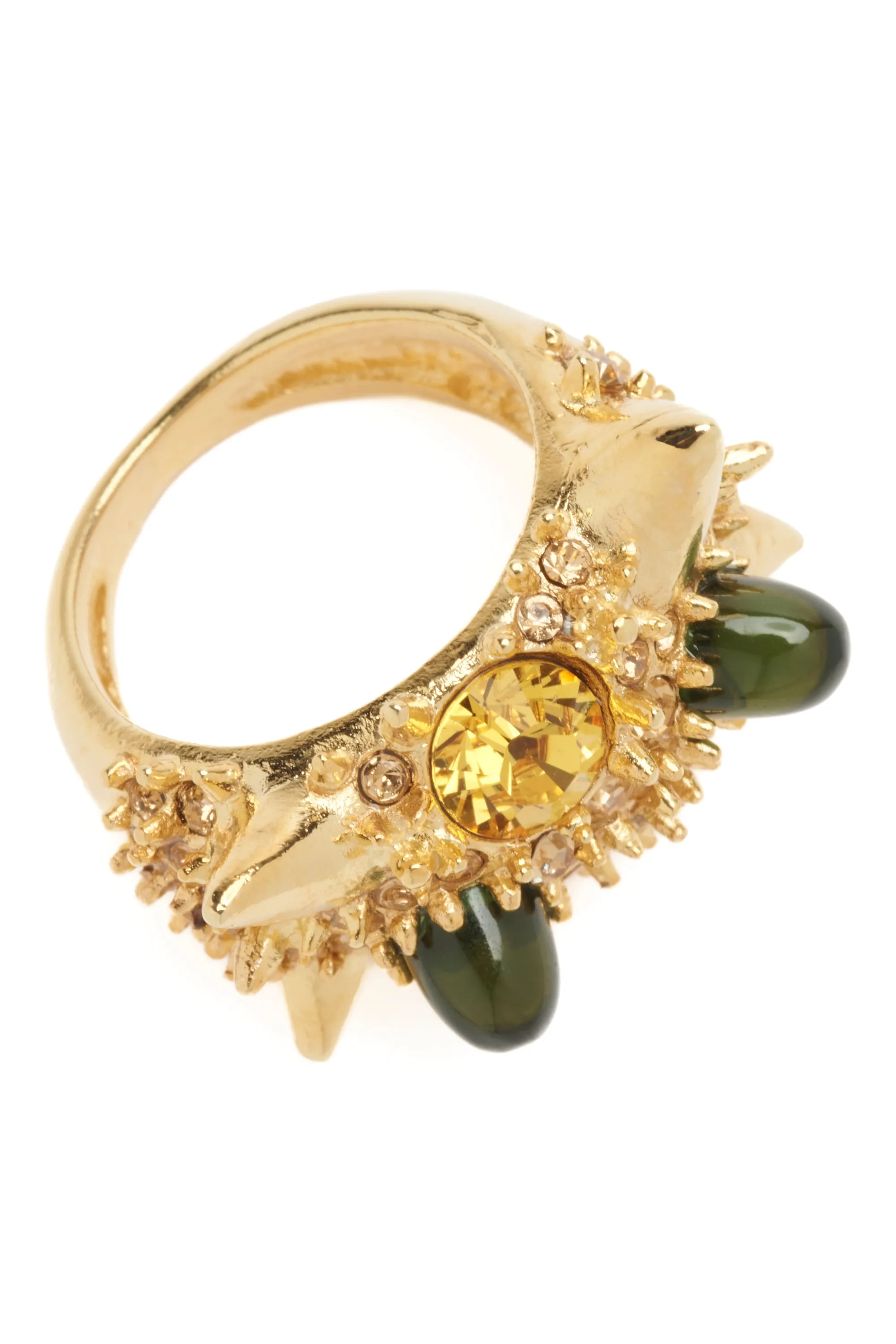 GOLD ALIEN SPIKE RING sold by Collina Strada product image thumbnail 4