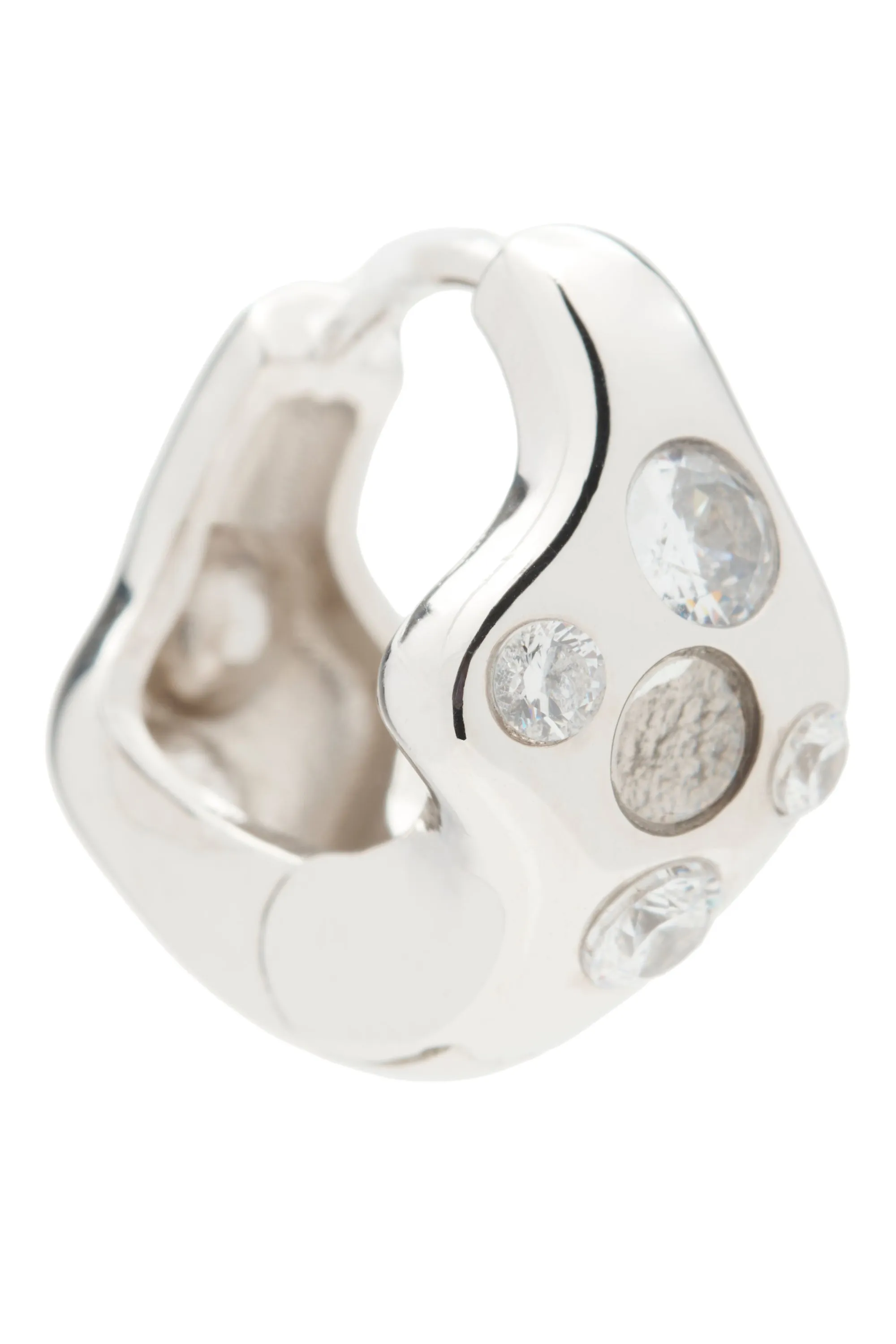 SILVER CLEAR BAT EARRINGS sold by Collina Strada product image thumbnail 2