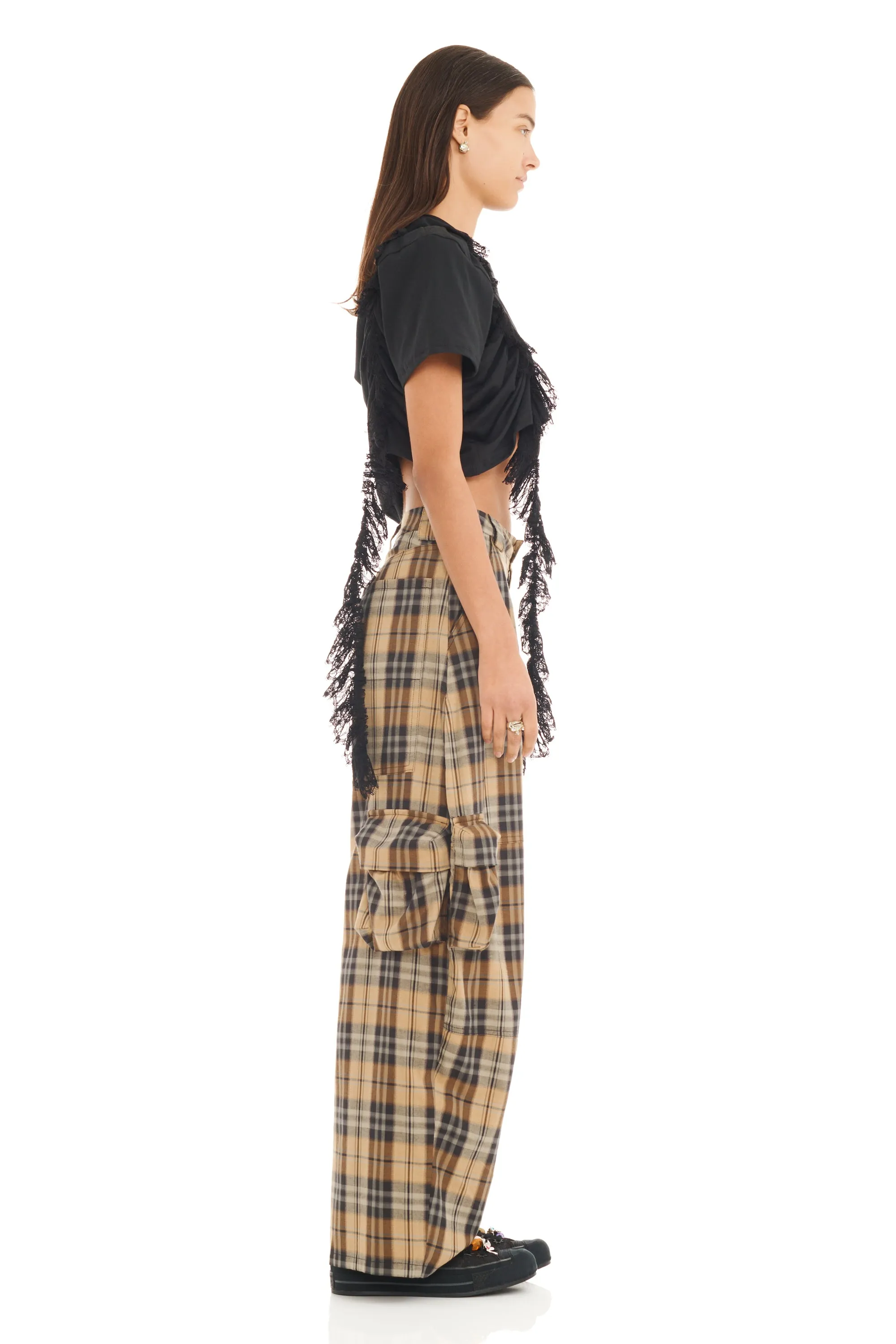 BLACK LACE AMARYLLIS DUO TEE sold by Collina Strada product image thumbnail 4