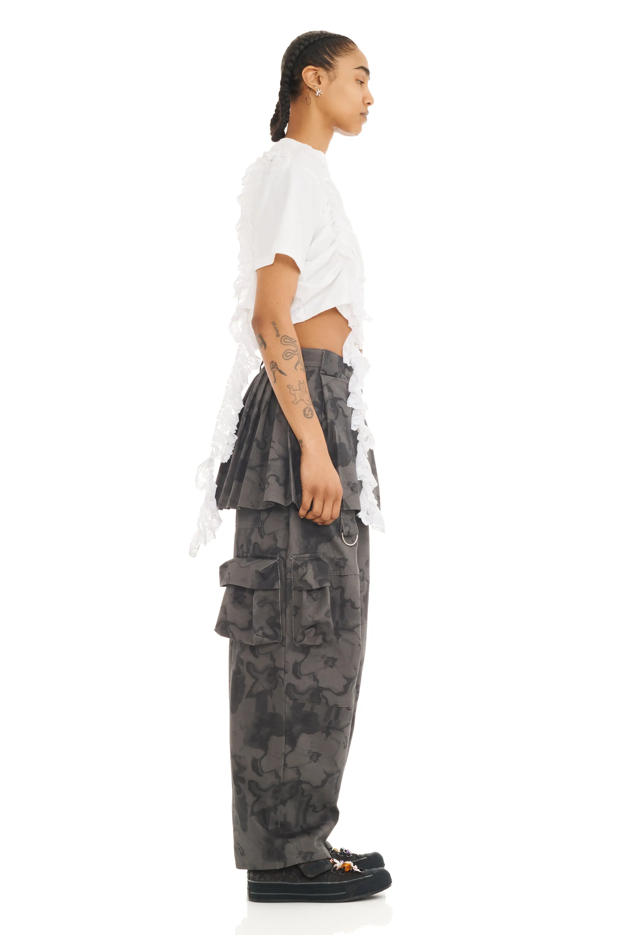 WHITE LACE AMARYLLIS DUO TEE sold by Collina Strada product image thumbnail 3
