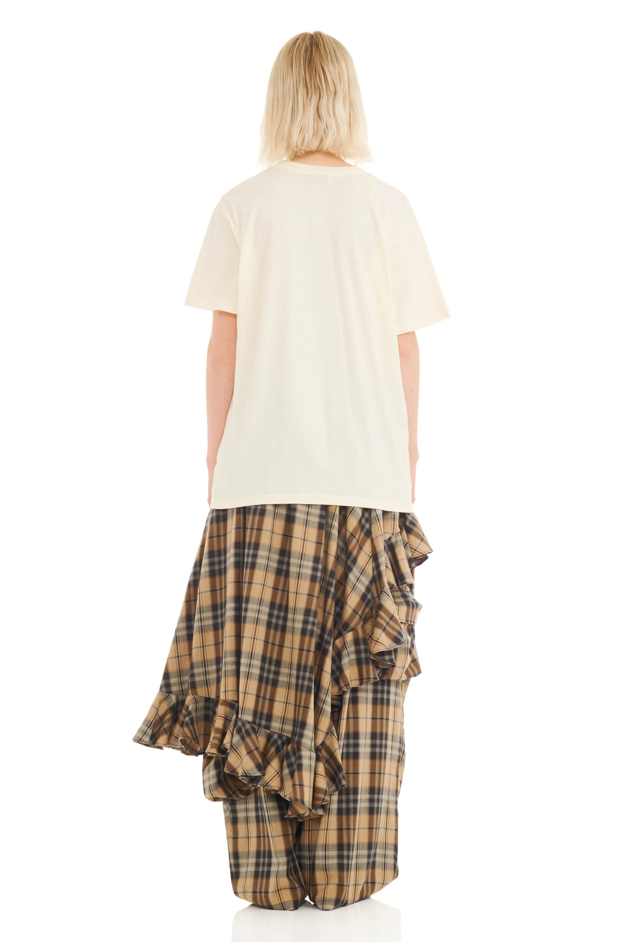 CREAM GOTH FLOWER DRIP GRAPHIC TEE sold by Collina Strada product image thumbnail 4