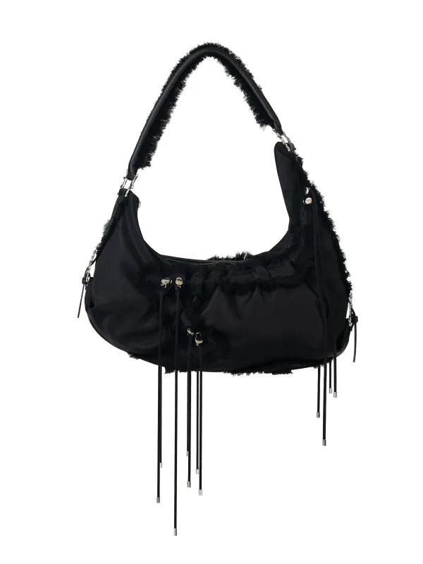 BLACK STAR MUSHY BAG made by Collina Strada