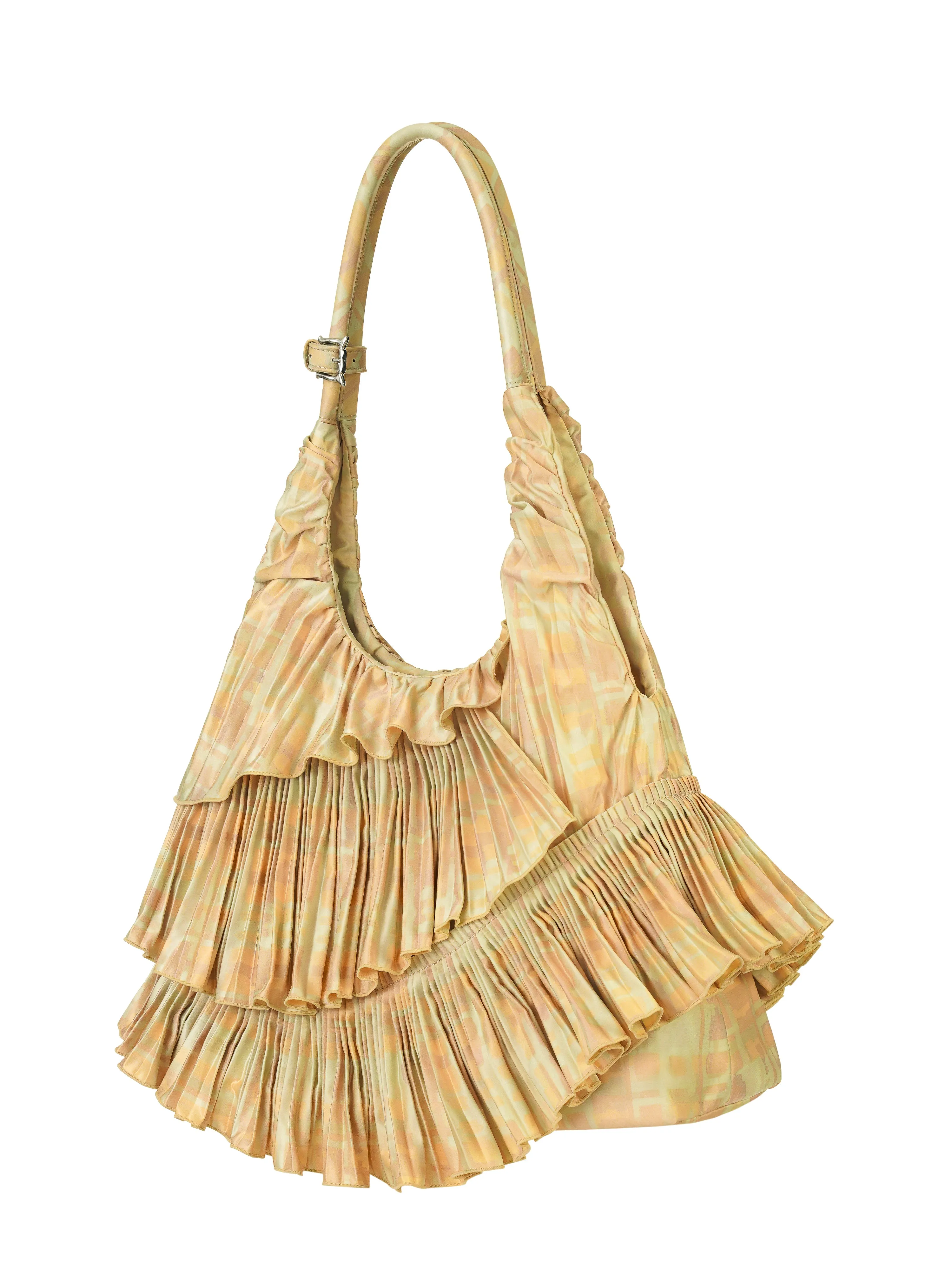 BUTTER PLAID CLOUD RINGO BAG sold by Collina Strada product image thumbnail 2