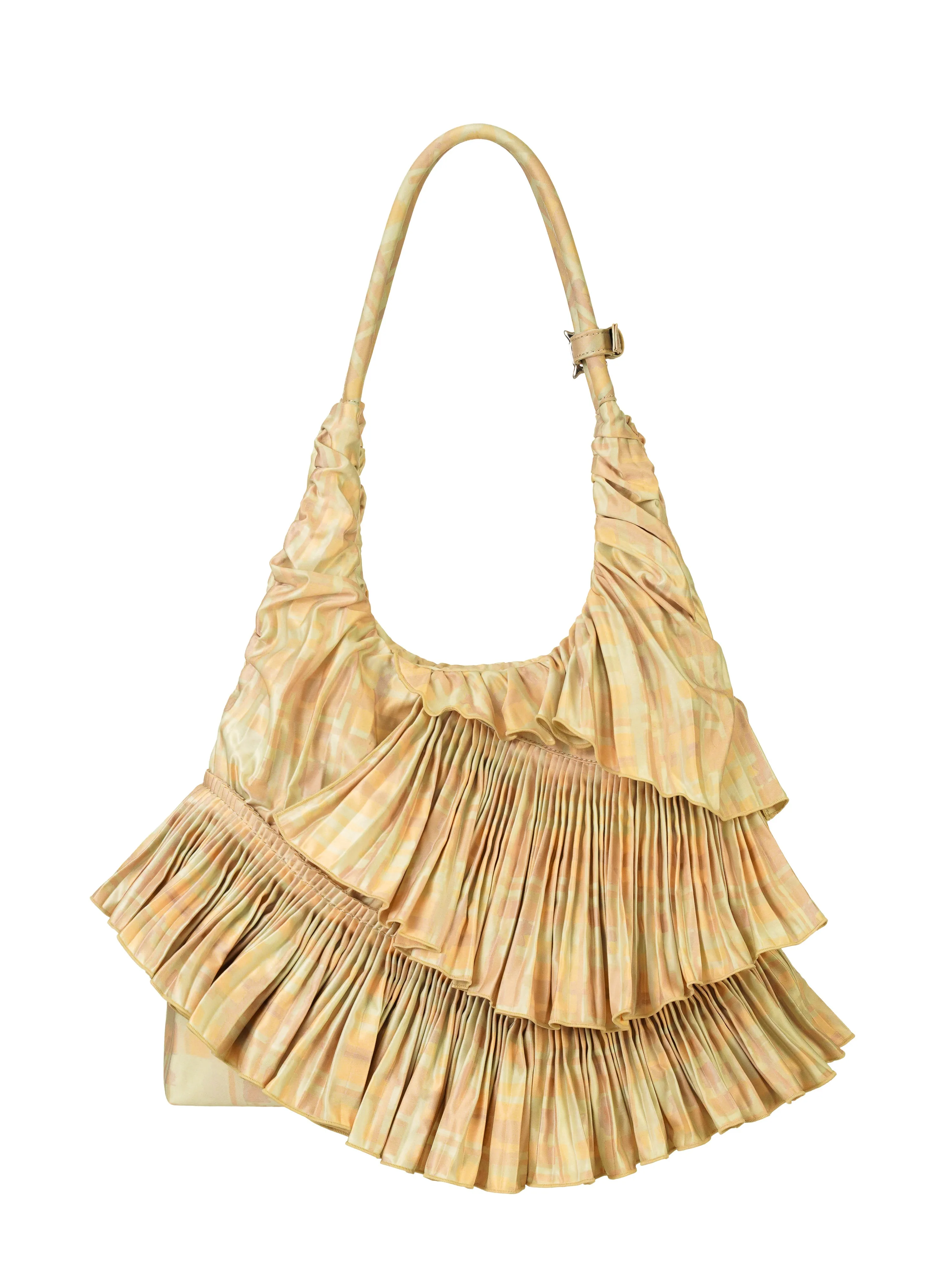 BUTTER PLAID CLOUD RINGO BAG sold by Collina Strada product image thumbnail 4