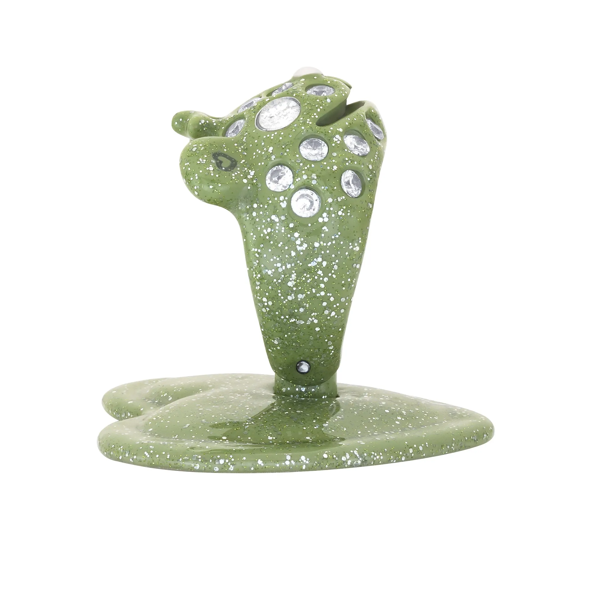 GLITTER GREEN PRINCESS BEAR GRIP RING sold by Collina Strada product image thumbnail 4