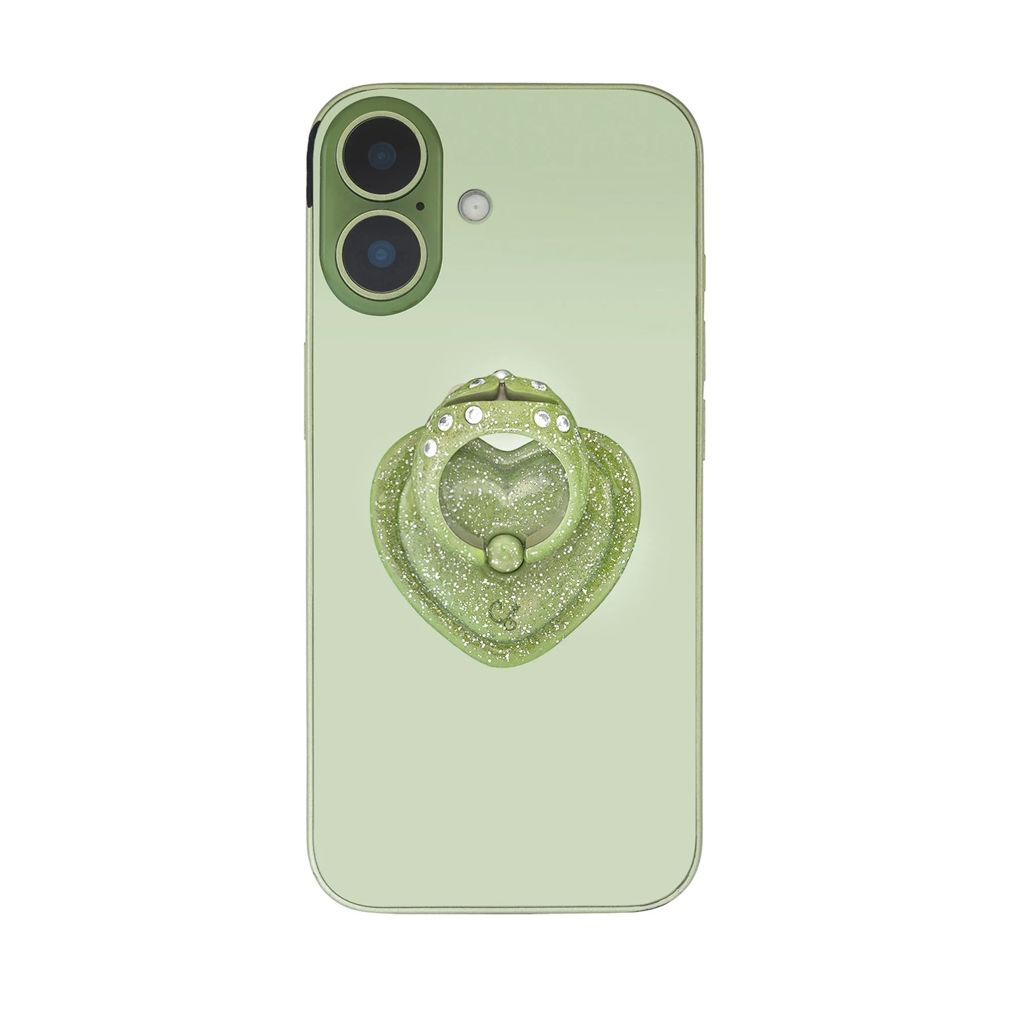 GLITTER GREEN PRINCESS BEAR GRIP RING sold by Collina Strada product image thumbnail 3