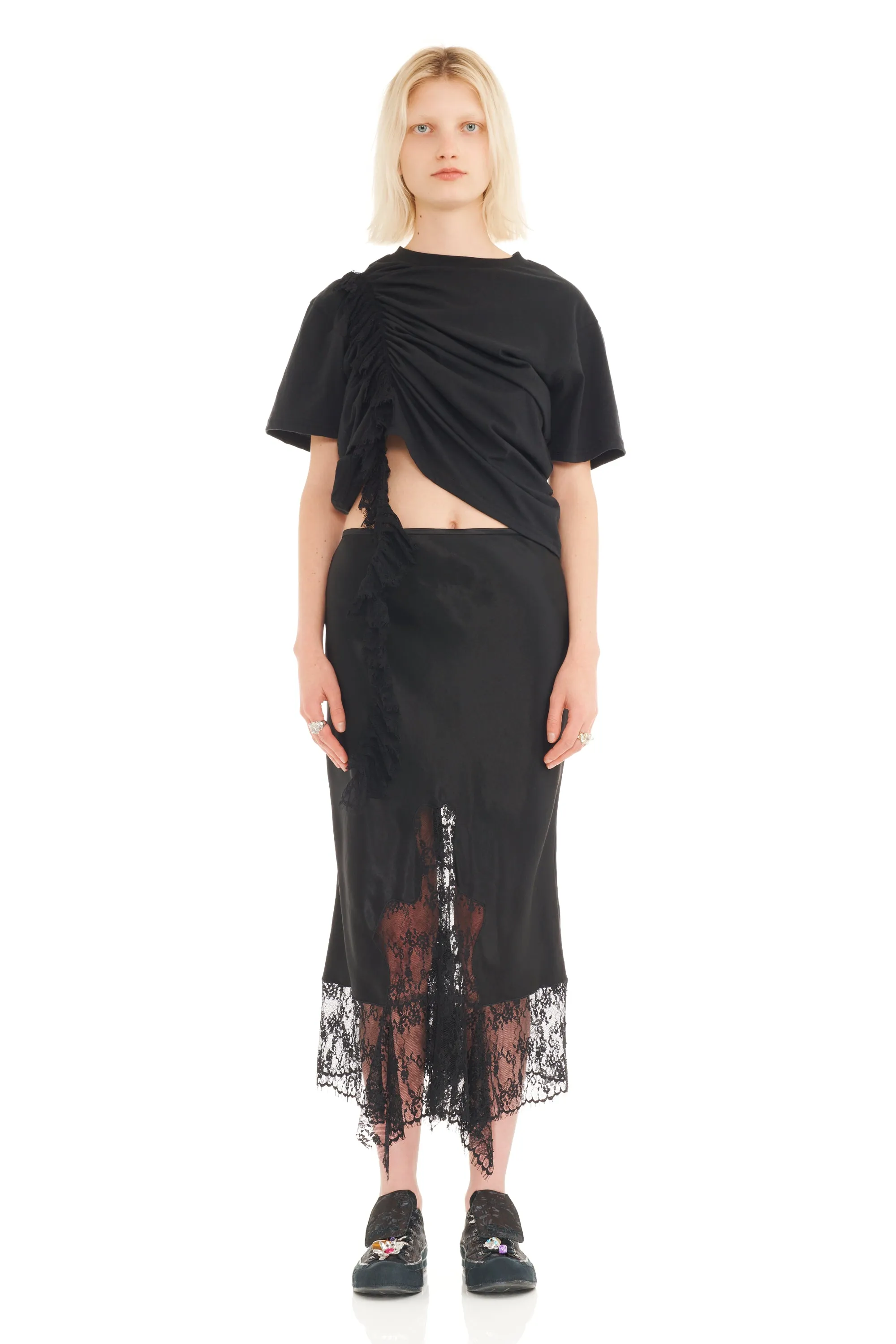 BLACK HISS SKIRT sold by Collina Strada