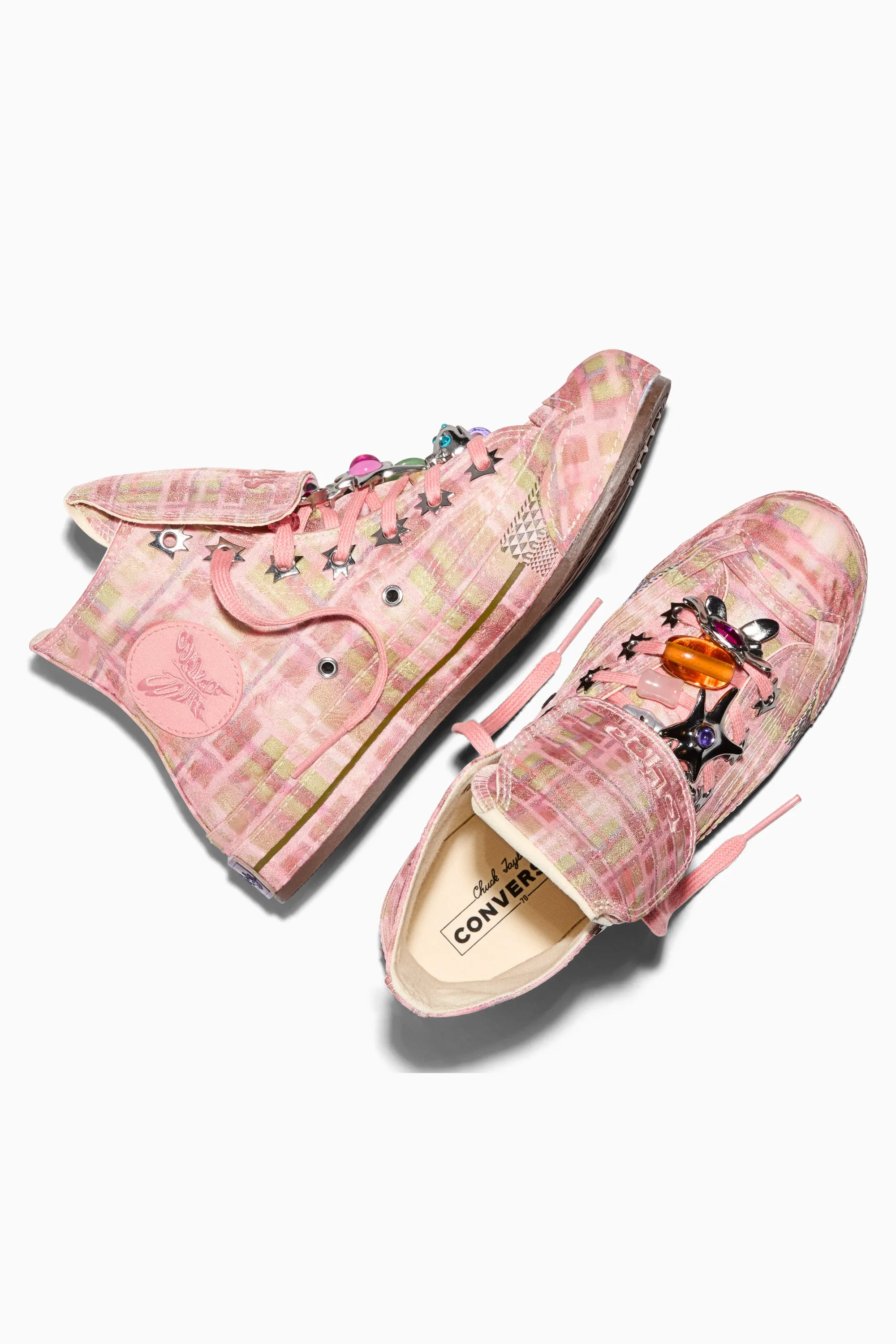 COLLINA STRADA x CONVERSE CHUCK 70 HI IN MELLOW ROSE/FIR/SPINACH sold by Collina Strada product image thumbnail 3
