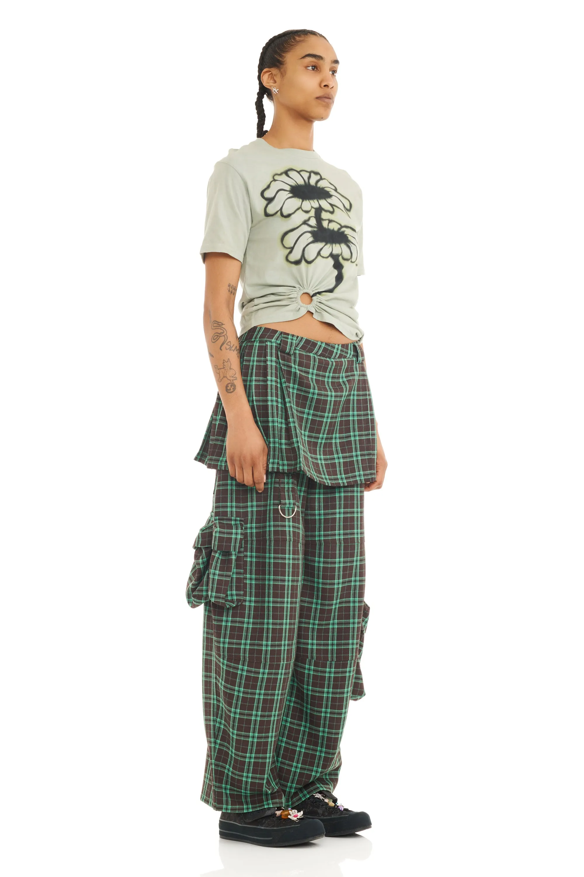 OLIVE TWIN FLOWERS RING TEE sold by Collina Strada product image thumbnail 2