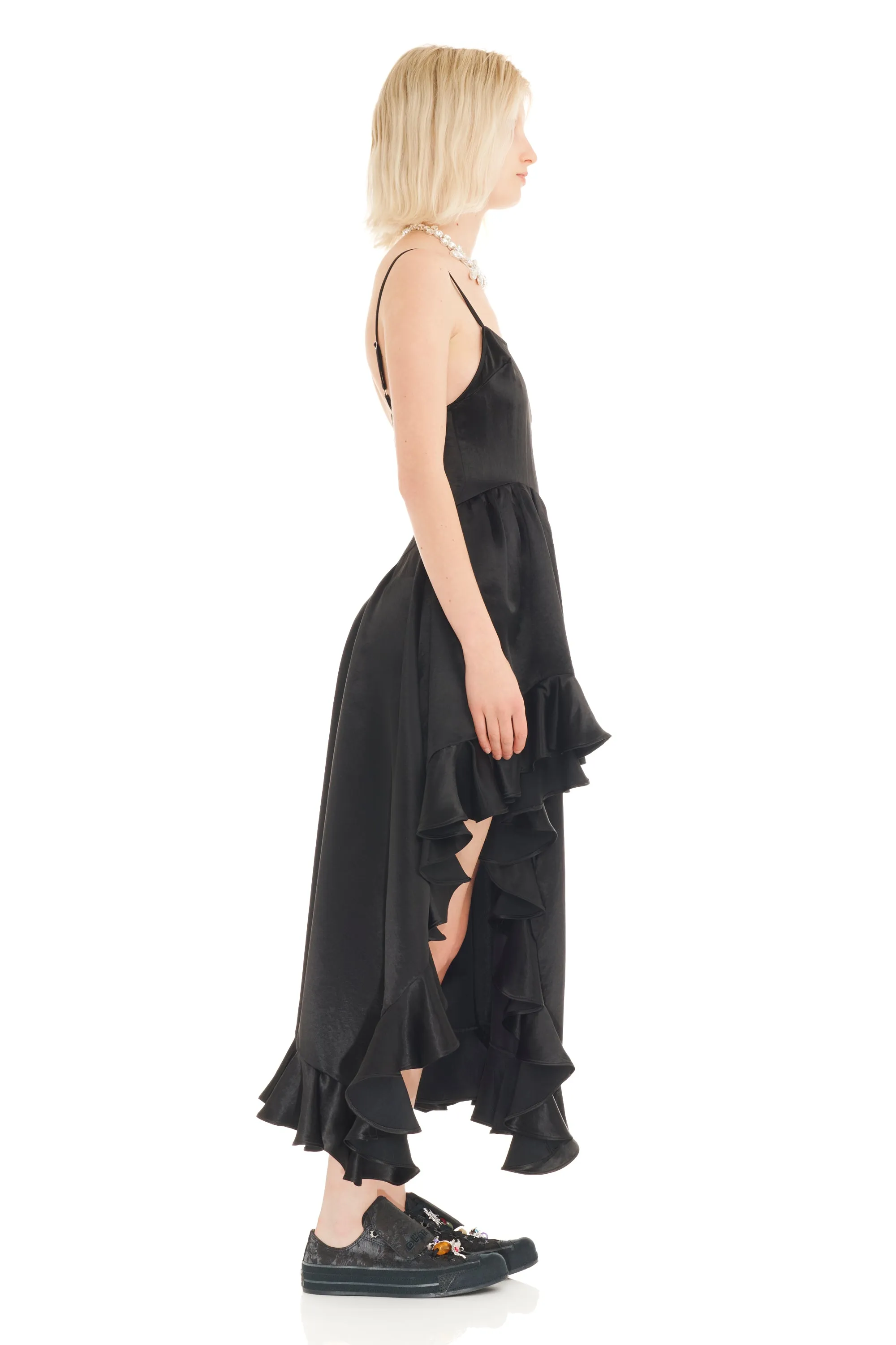 BLACK FLORIST DRESS sold by Collina Strada product image thumbnail 3