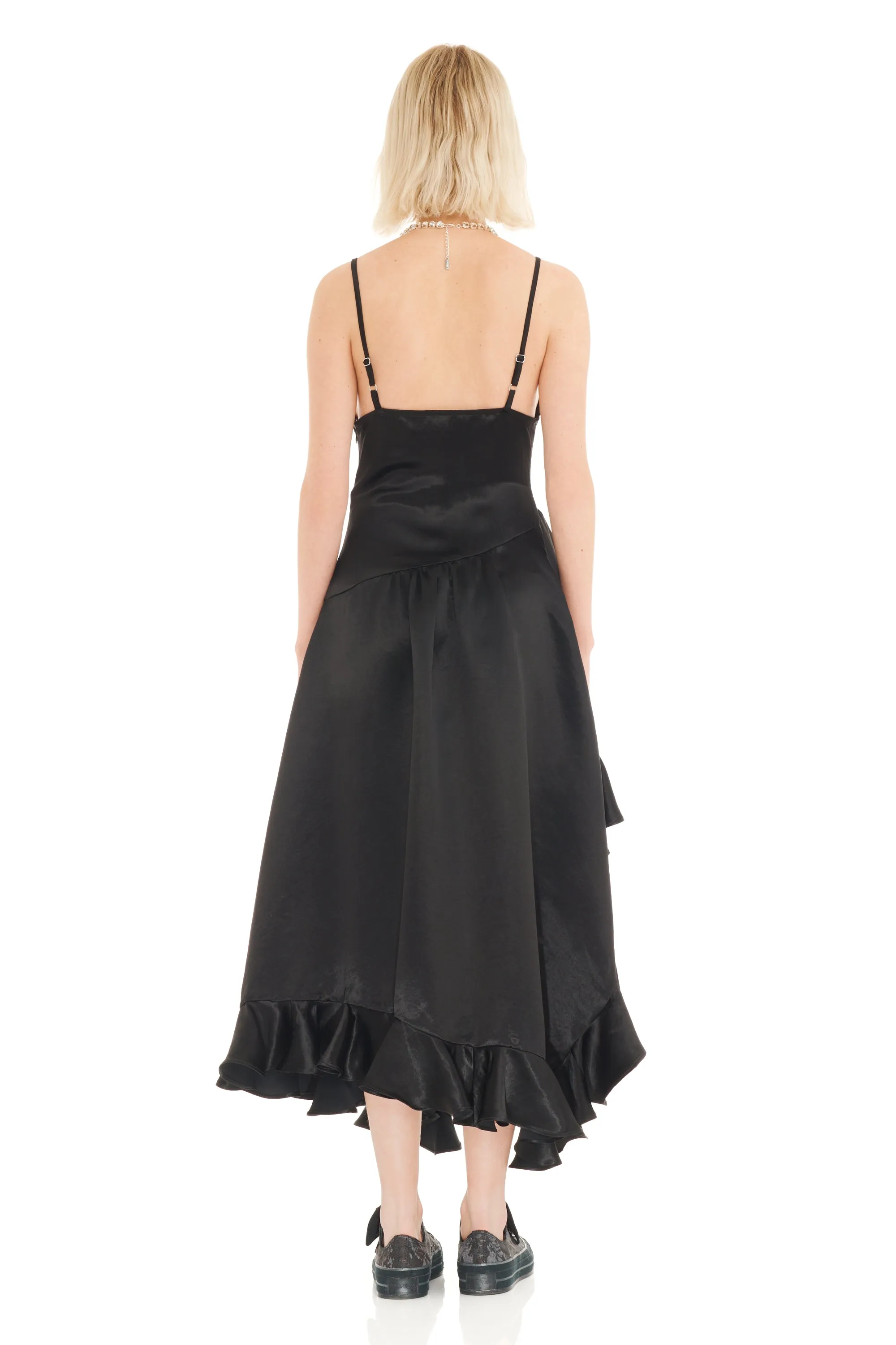 BLACK FLORIST DRESS sold by Collina Strada product image thumbnail 4