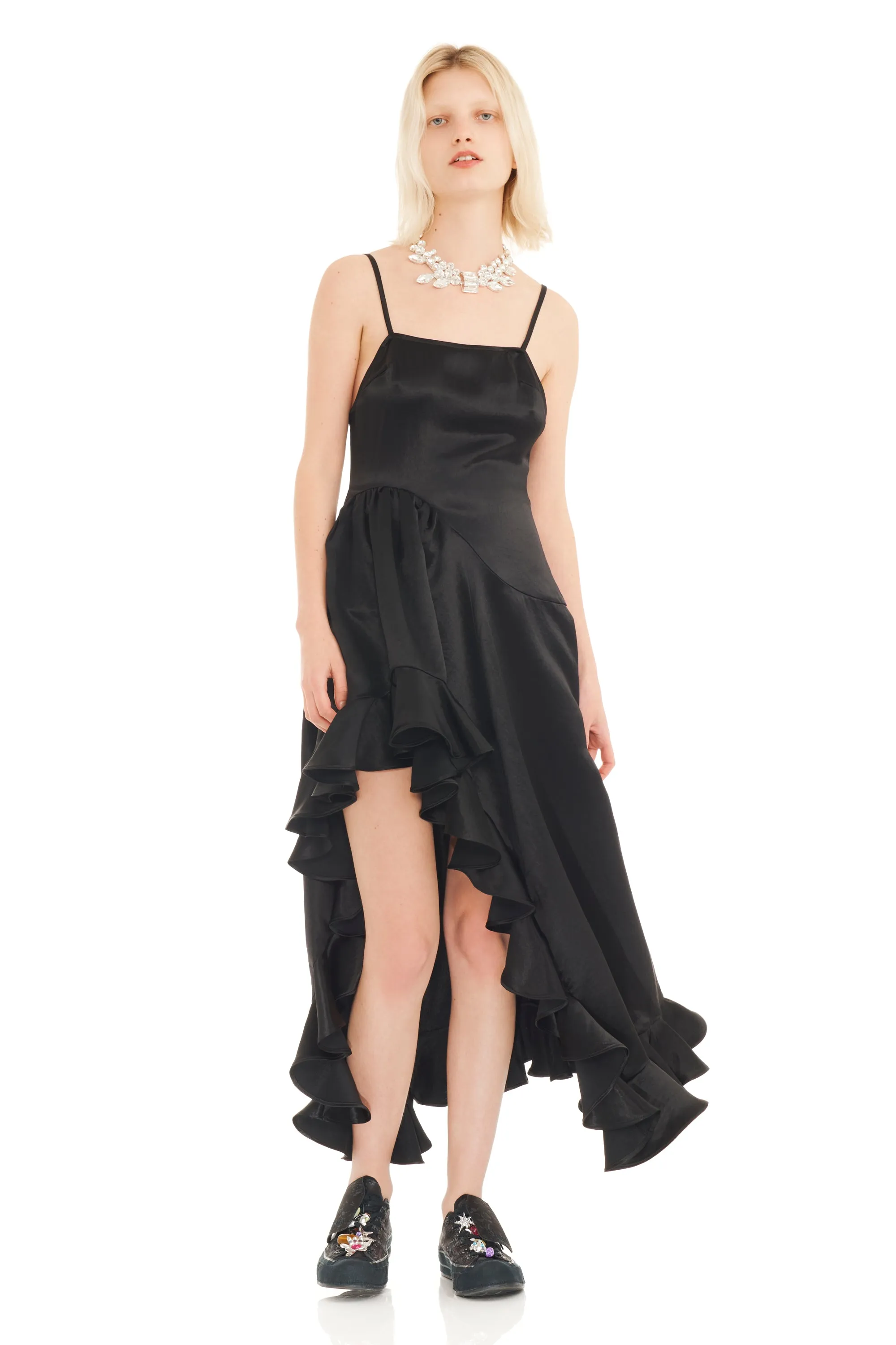 BLACK FLORIST DRESS sold by Collina Strada product image thumbnail 5