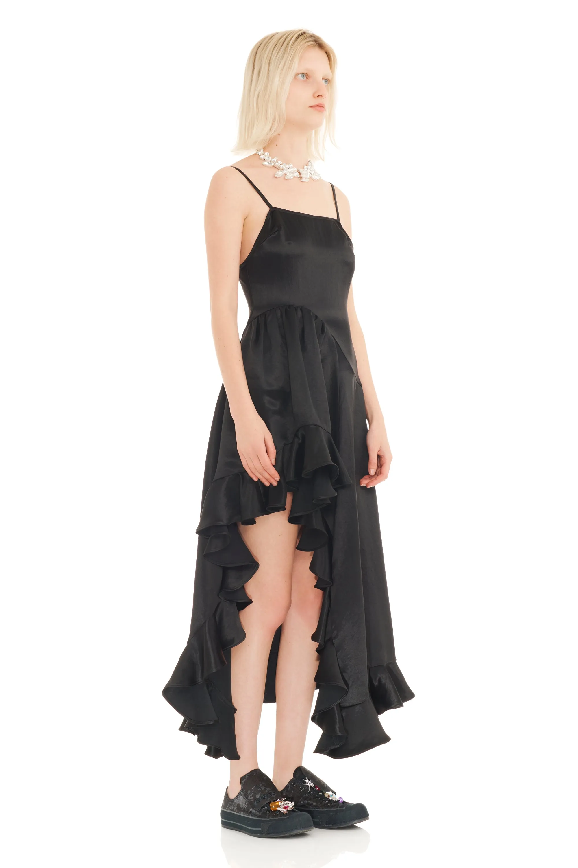 BLACK FLORIST DRESS sold by Collina Strada product image thumbnail 2
