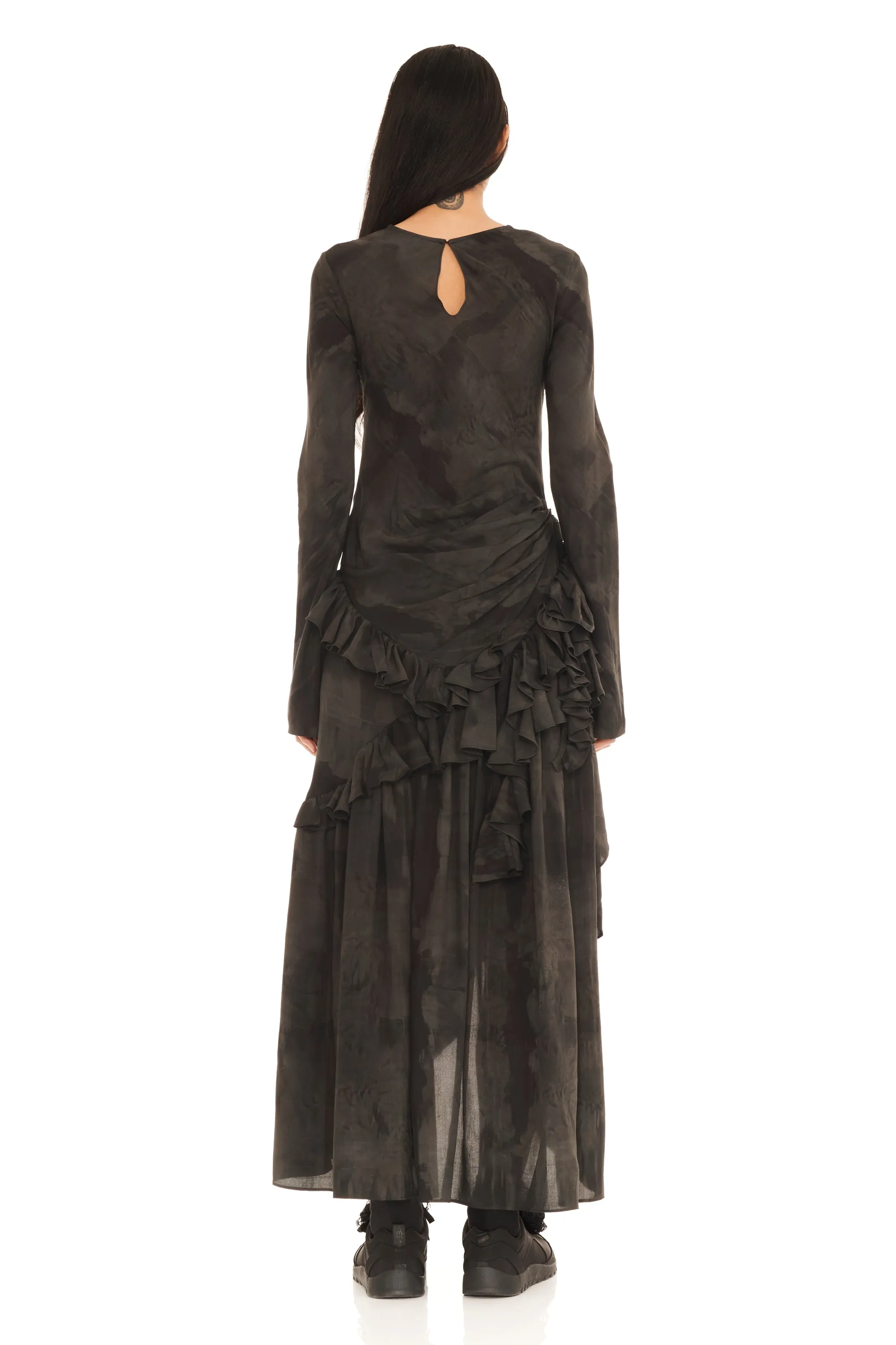 BLACK GUA SHA ATHENA DRESS sold by Collina Strada product image thumbnail 4