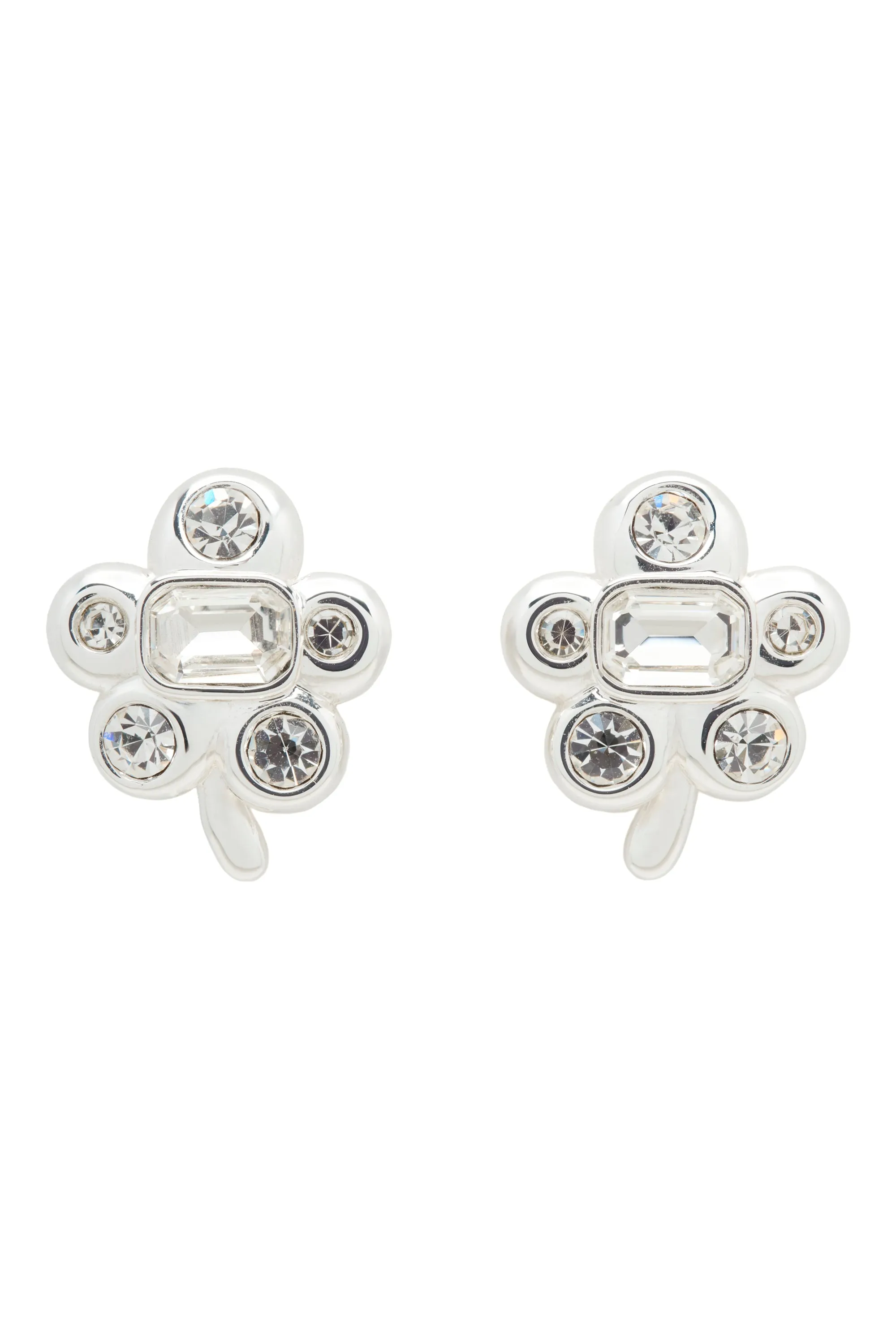 SILVER CLEAR DAIZE EARRINGS sold by Collina Strada