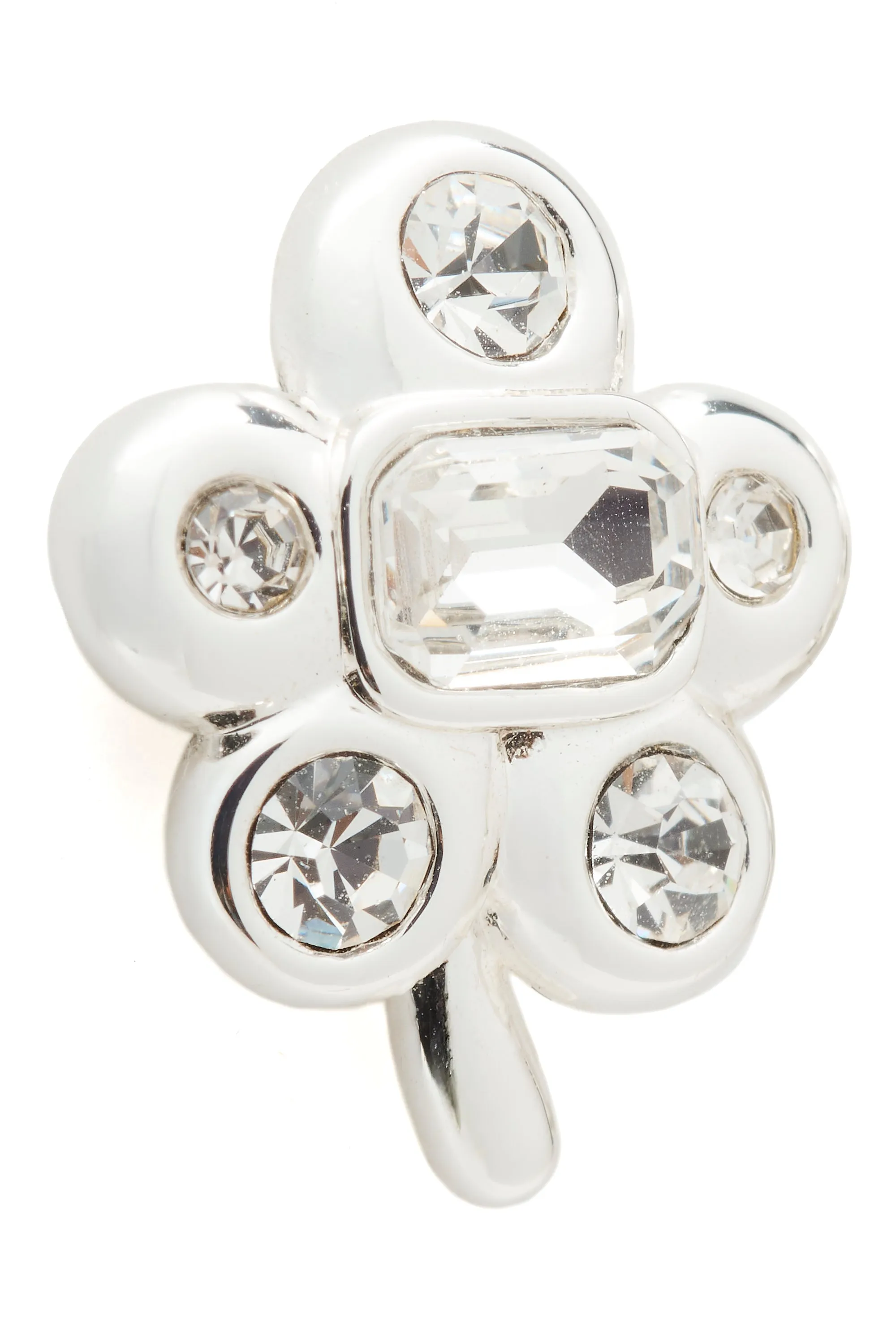 SILVER CLEAR DAIZE EARRINGS sold by Collina Strada product image thumbnail 2