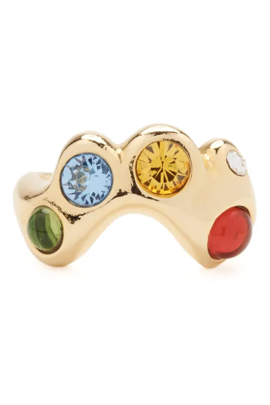 GOLD MULTI ESME RING made by Collina Strada