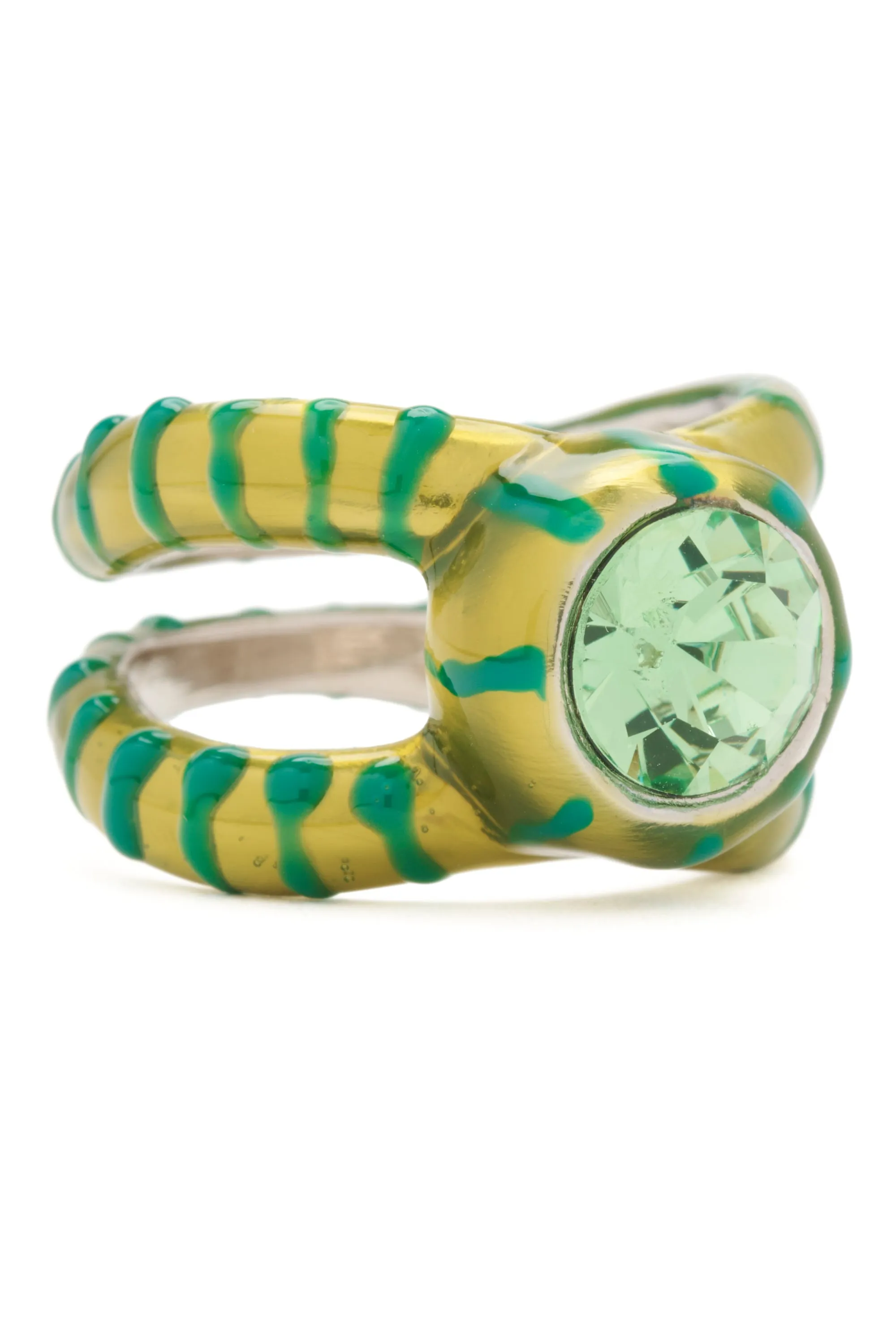 OLIVE STRIPE CULLEN RING sold by Collina Strada product image thumbnail 2