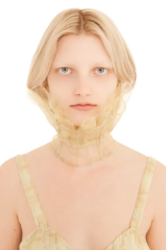 BUTTER PLAID LESTAT COLLAR made by Collina Strada