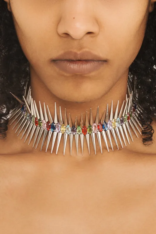 MULTI GOTH CHOKER made by Collina Strada