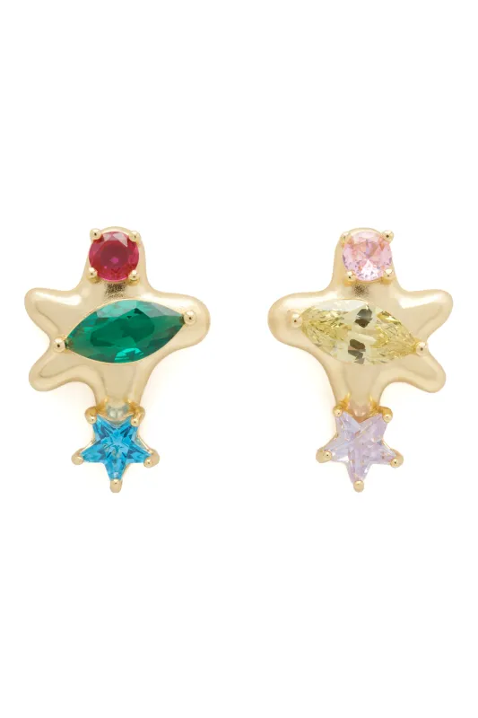 GOLD MULTI CONSTELLATION STUDS made by Collina Strada