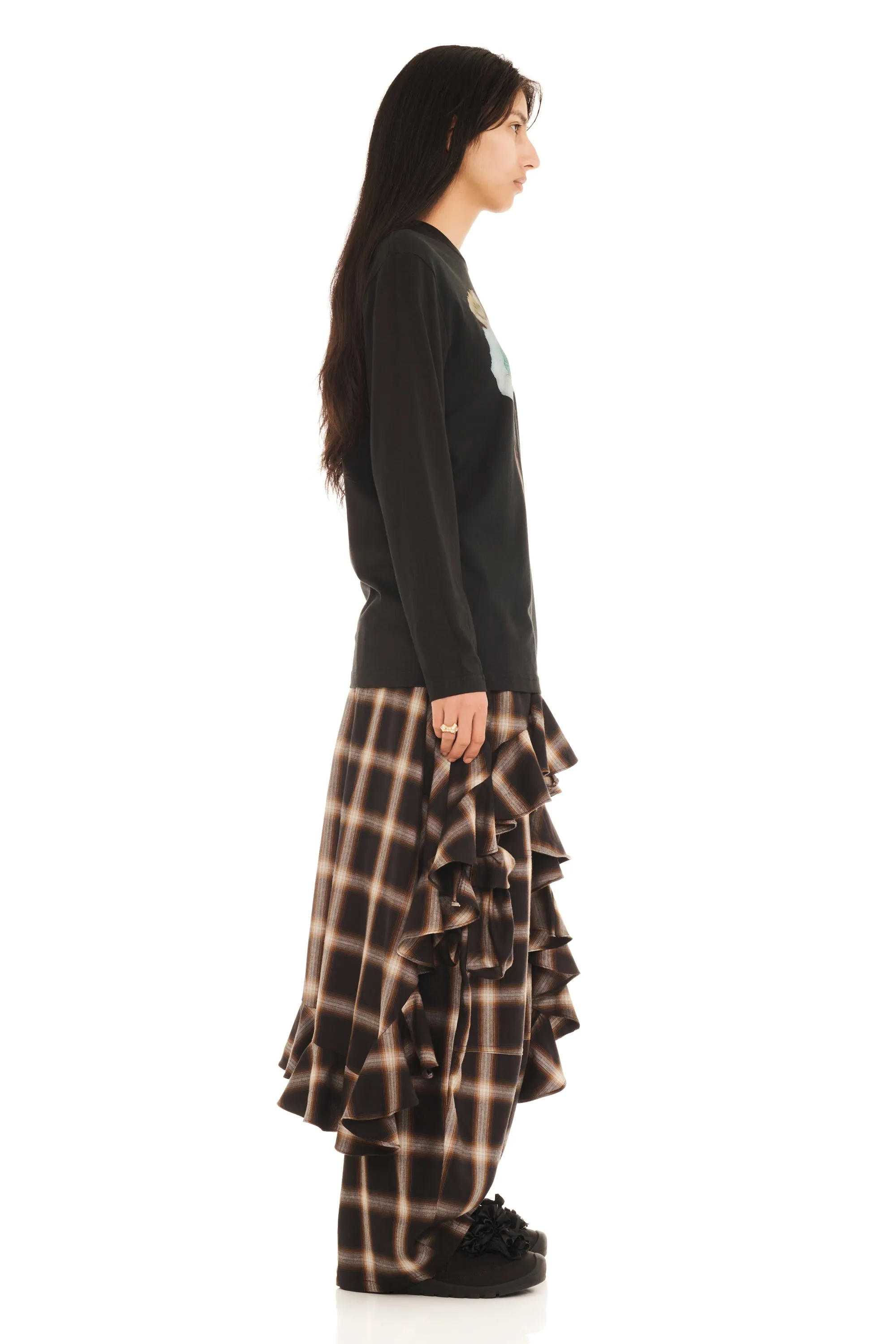 HOLLOW BLOSSOM L/S GRAPHIC TEE sold by Collina Strada product image thumbnail 3