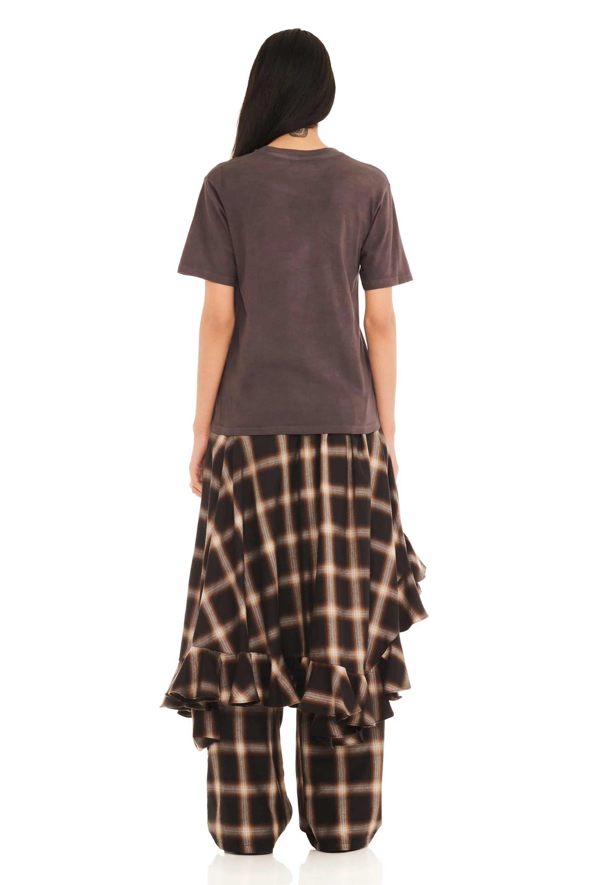 DARK CHARCOAL FLOWER POT PIERCED TEE sold by Collina Strada product image thumbnail 4