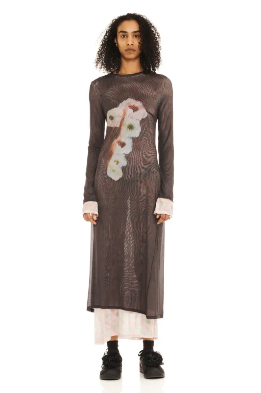 HOLLOW BLOSSOM CARDIO YURI DRESS made by Collina Strada