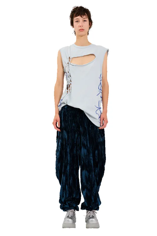 TATTOO BLUE NASH TANK sold by Collina Strada