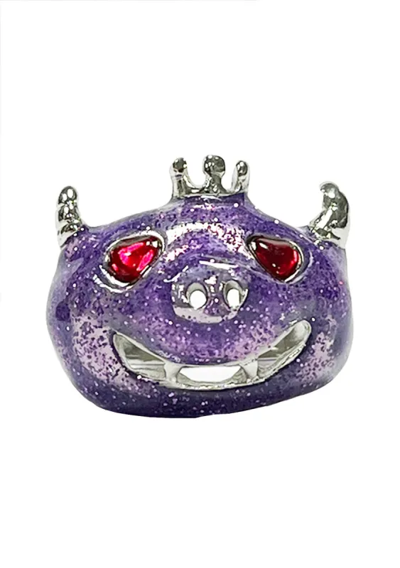 GLITTER LILAC MUNSTER RING sold by Collina Strada