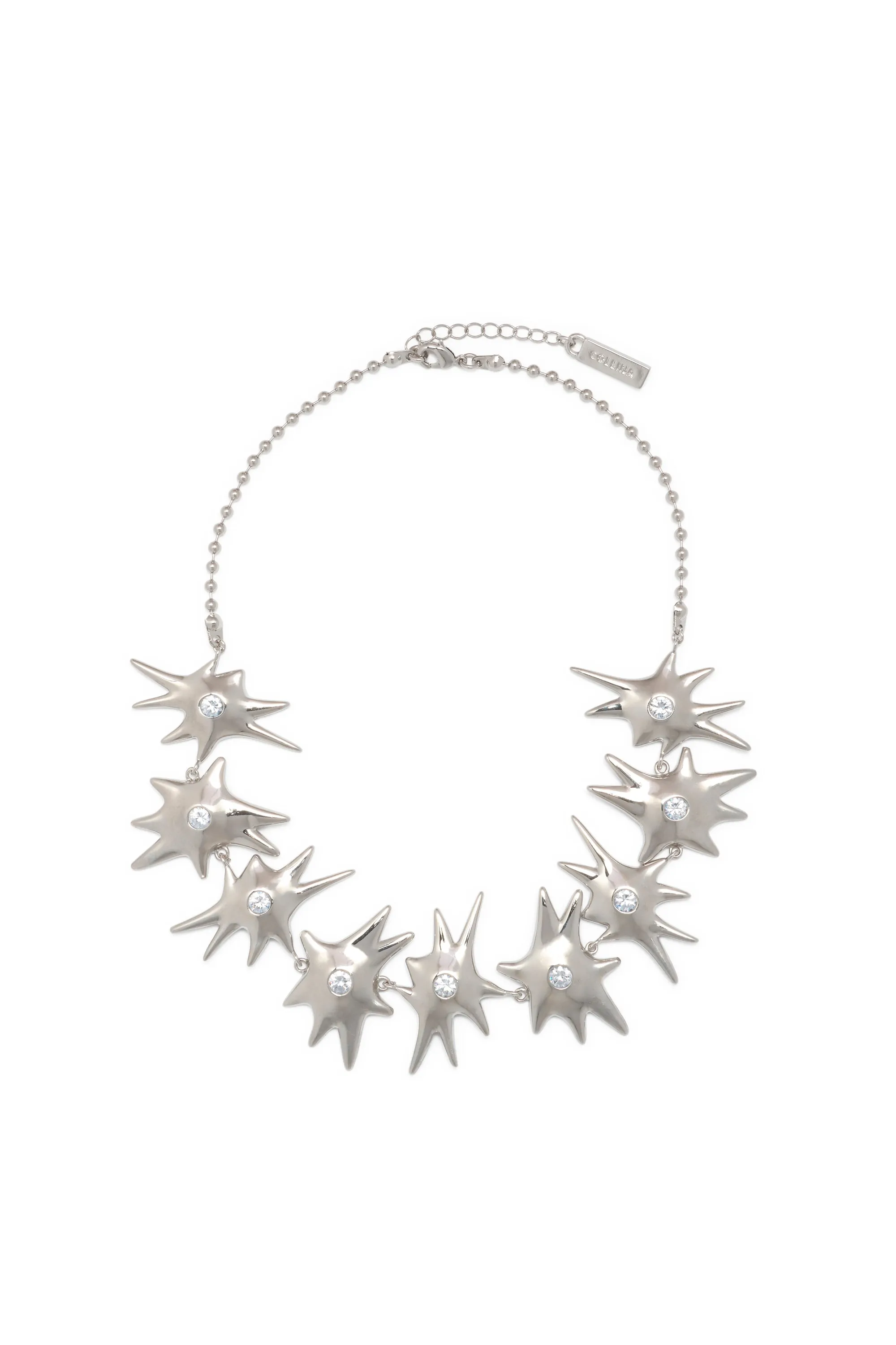 CRYSTAL CLEAR STARRY NECKLACE sold by Collina Strada