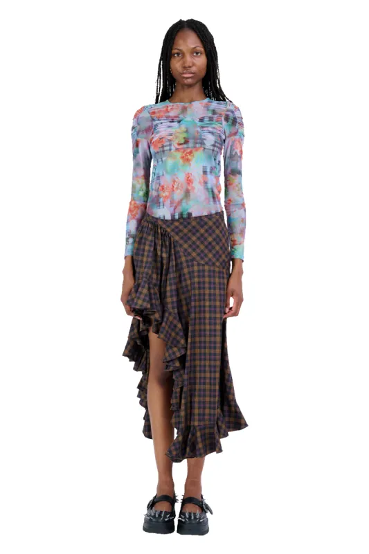 GARDEN BLUR ARC LONG SLEEVE TOP sold by Collina Strada