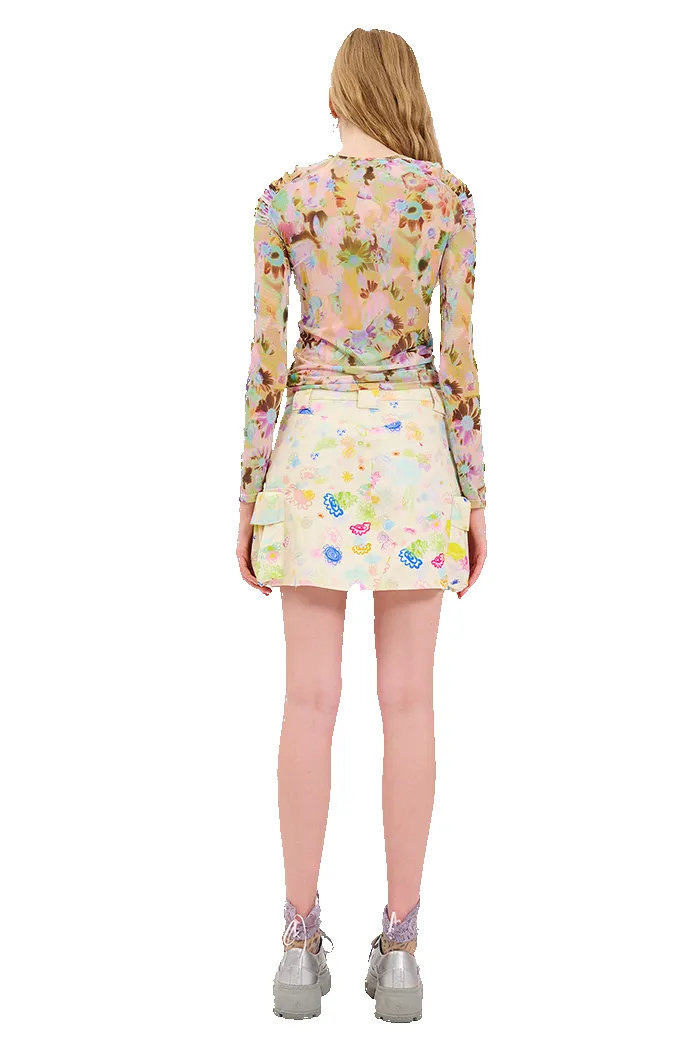 FLOWER PUZZLE ARC L/S TOP sold by Collina Strada product image thumbnail 3