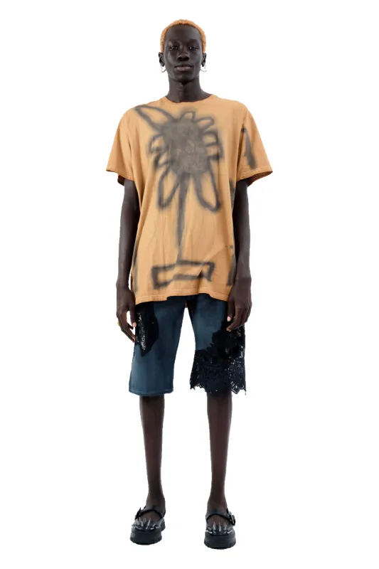 BREAD BROWN PAINTED TEE sold by Collina Strada