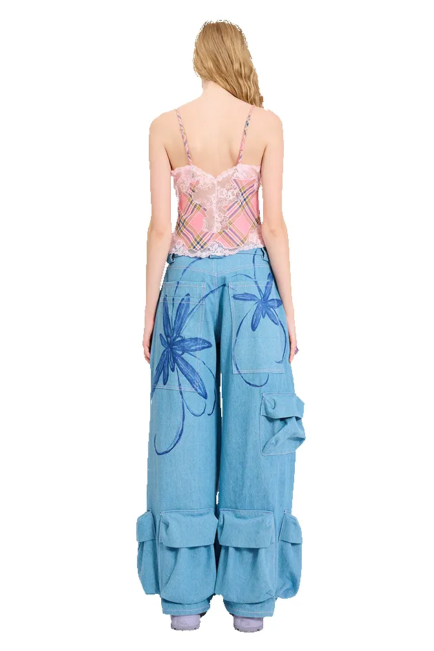 PINK PLAID HISS TOP sold by Collina Strada product image thumbnail 4