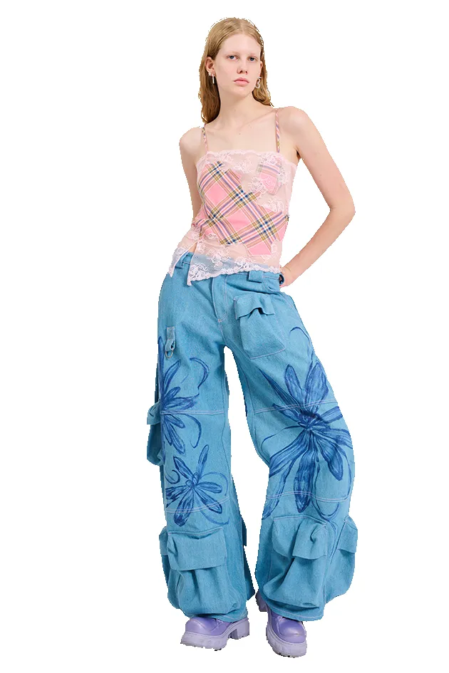 PINK PLAID HISS TOP sold by Collina Strada product image thumbnail 2