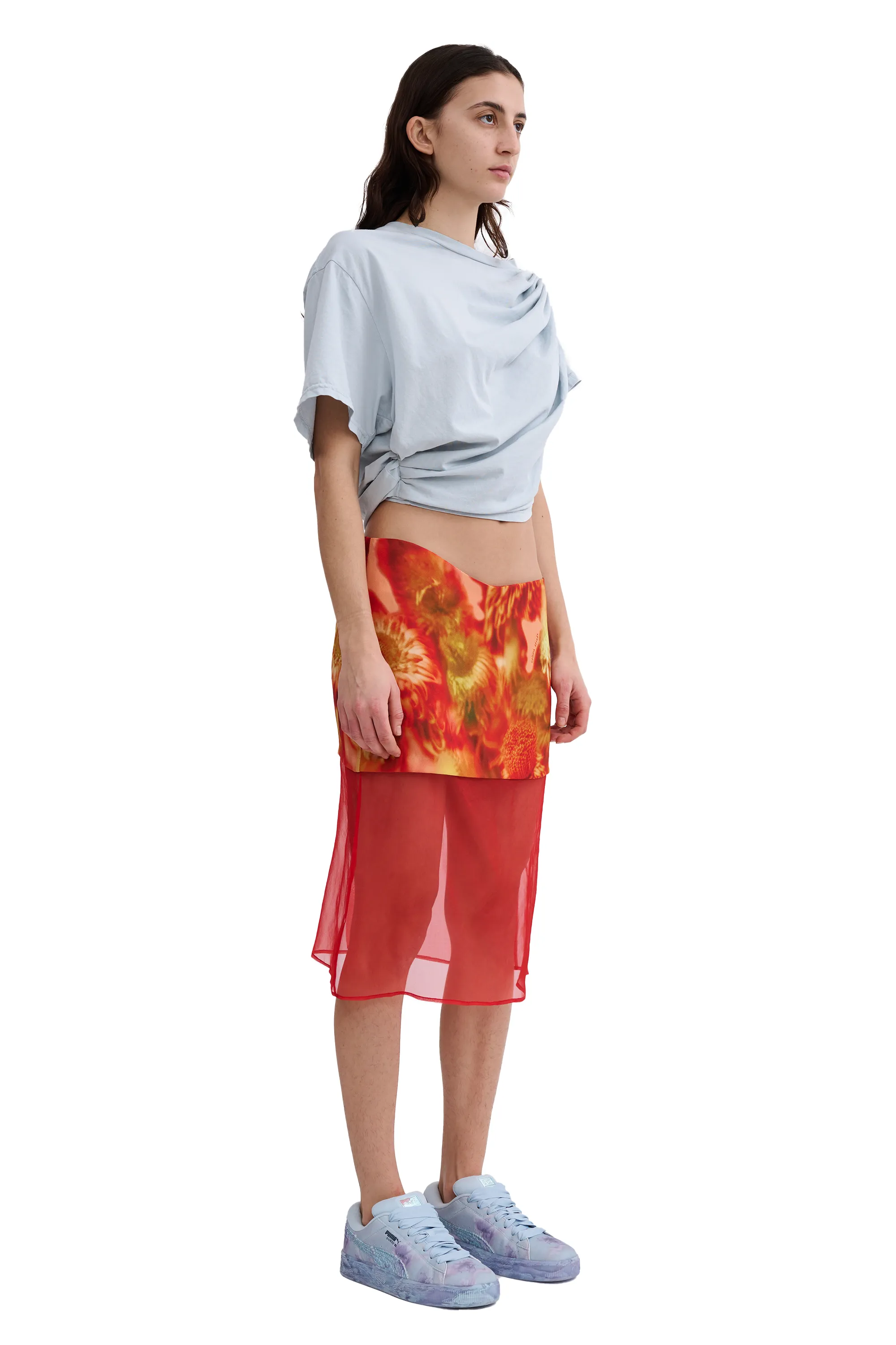 MUMS THE WORD WAVE MIDI SKIRT sold by Collina Strada product image thumbnail 3