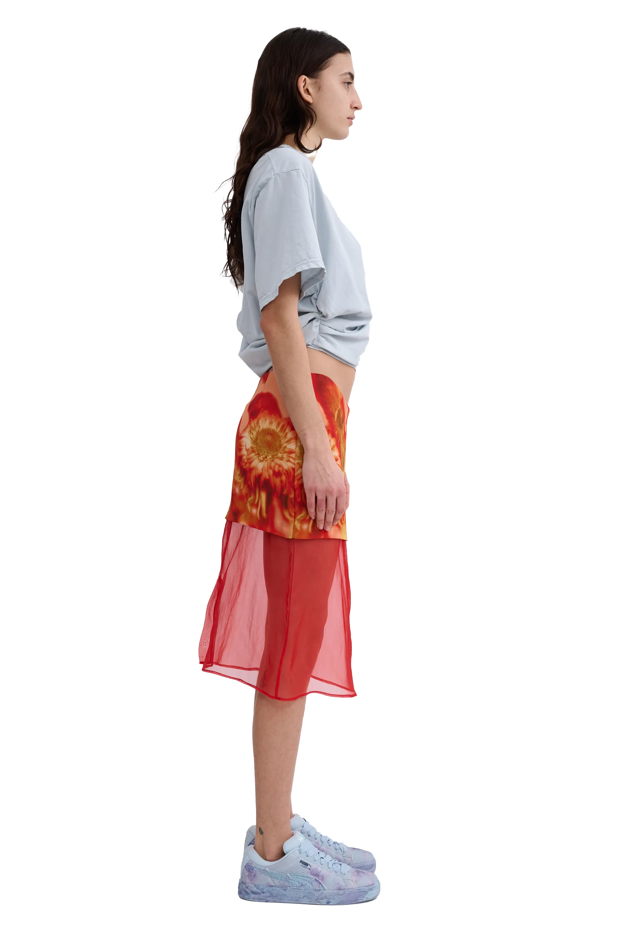 MUMS THE WORD WAVE MIDI SKIRT sold by Collina Strada product image thumbnail 4