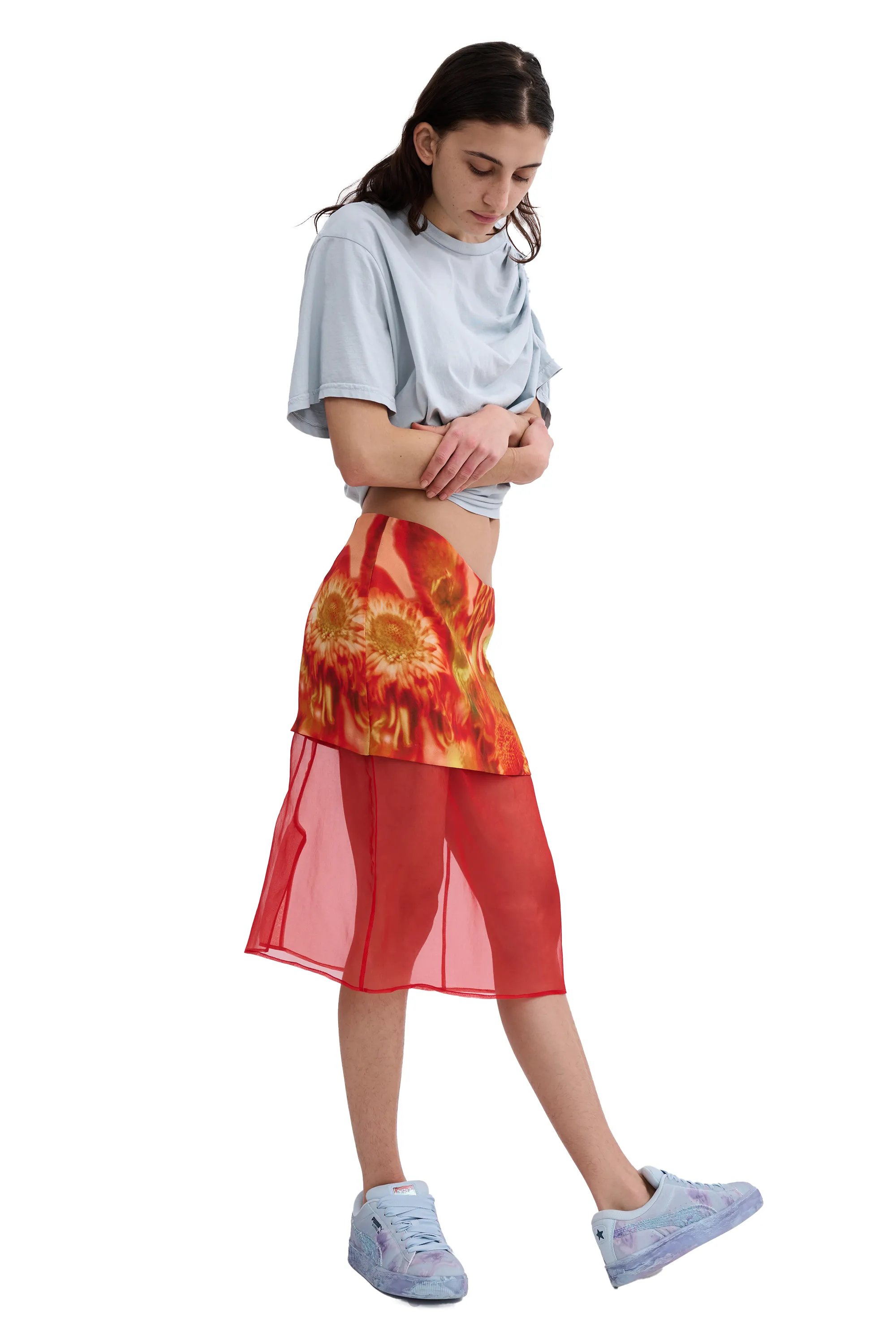 MUMS THE WORD WAVE MIDI SKIRT sold by Collina Strada product image thumbnail 2