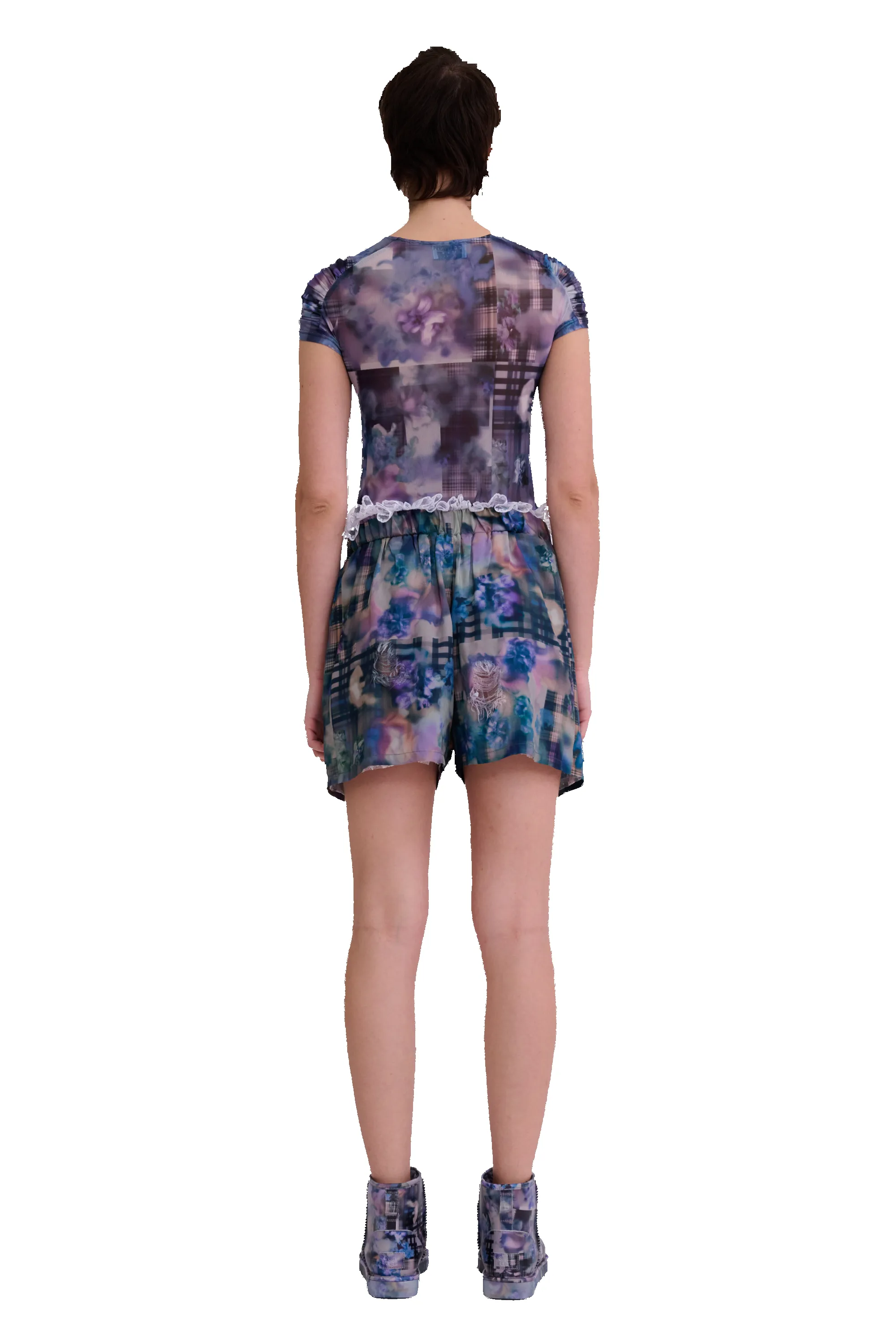 NAVY GARDEN BLUR ODEON BOXER sold by Collina Strada product image thumbnail 5