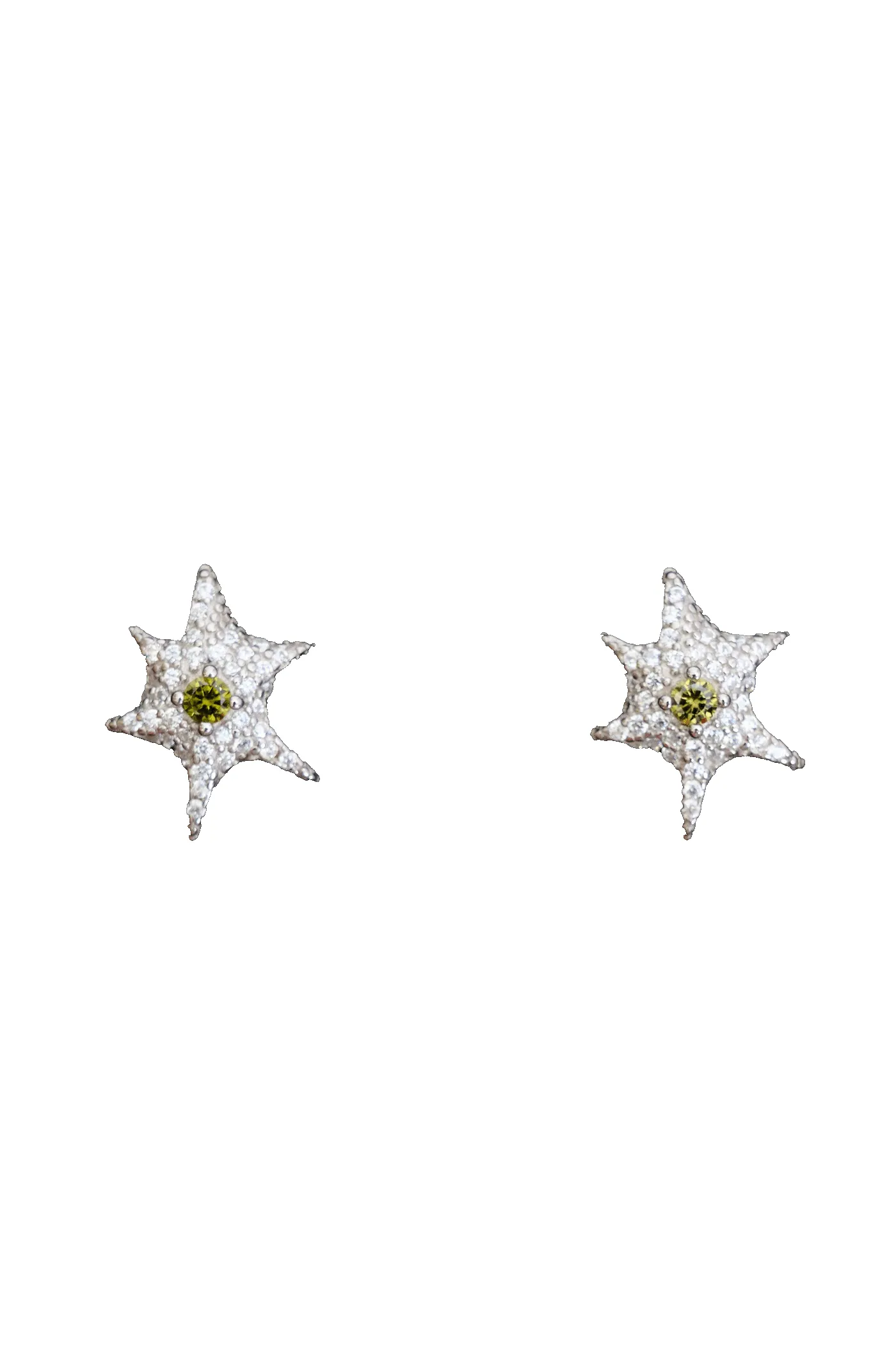 OLIVINE STARBURST STUDS sold by Collina Strada