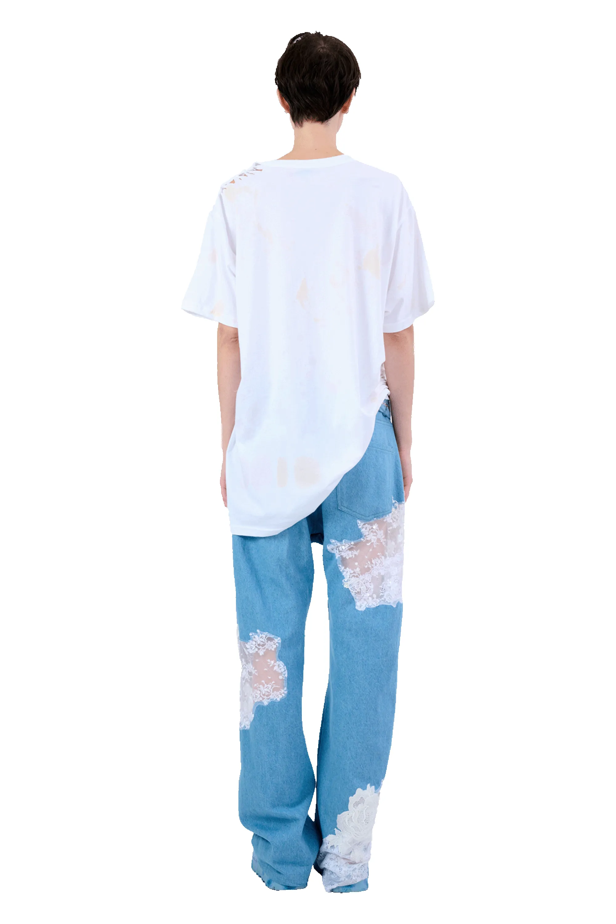 TEA STAINS NASH LACE TEE sold by Collina Strada product image thumbnail 5